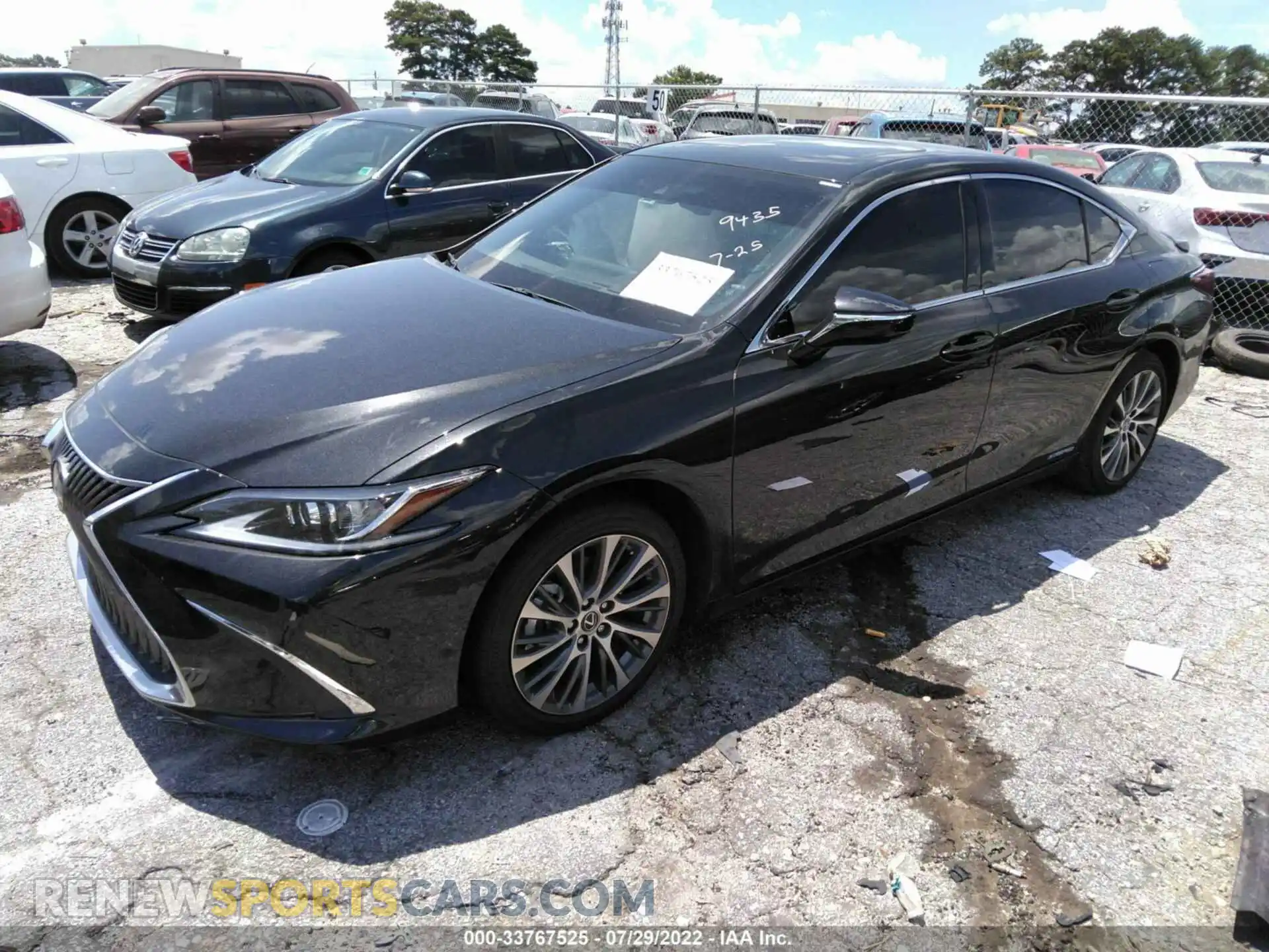 2 Photograph of a damaged car 58ADA1C17MU009435 LEXUS ES 2021
