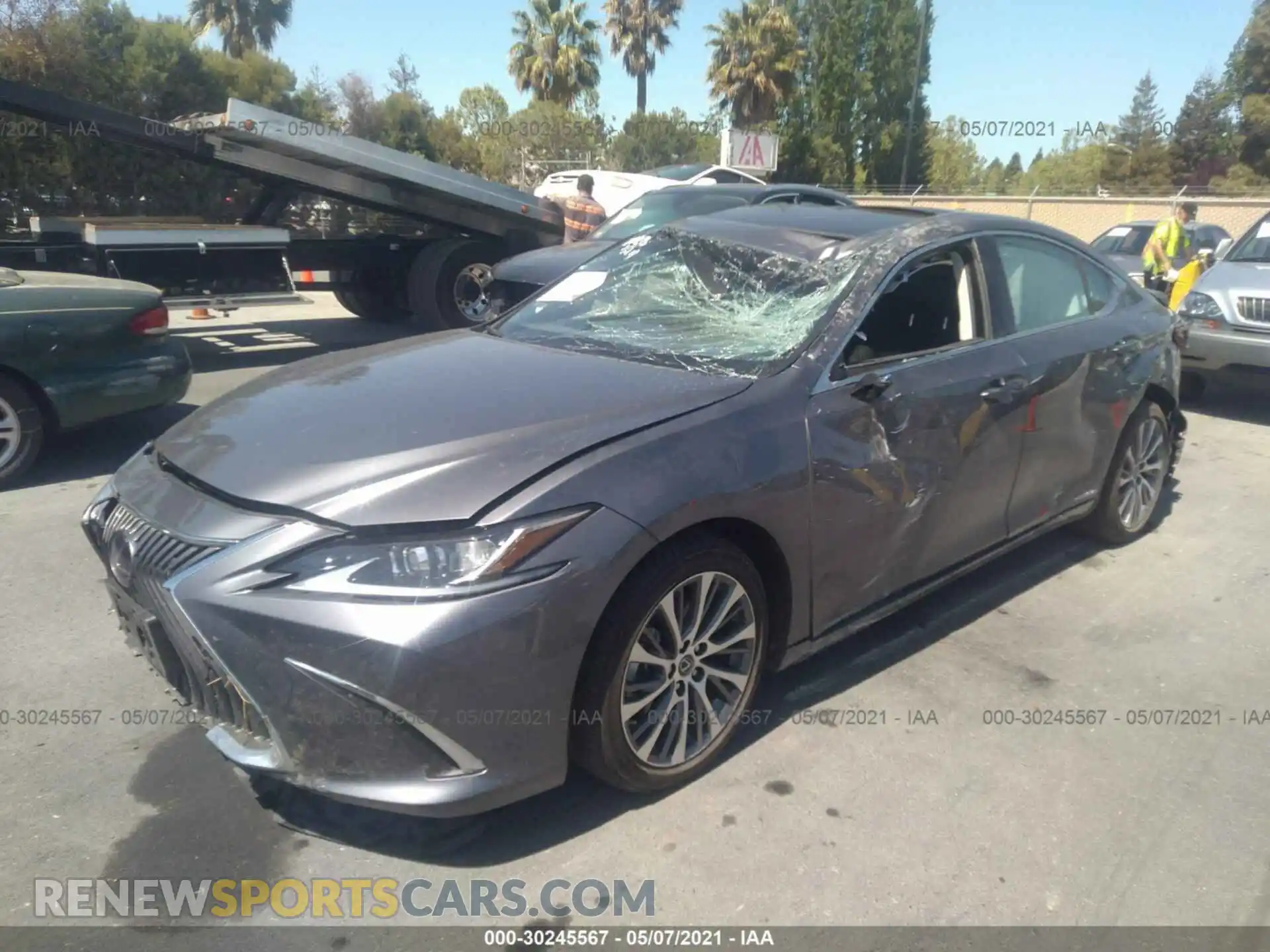 2 Photograph of a damaged car 58ADA1C19MU001028 LEXUS ES 2021