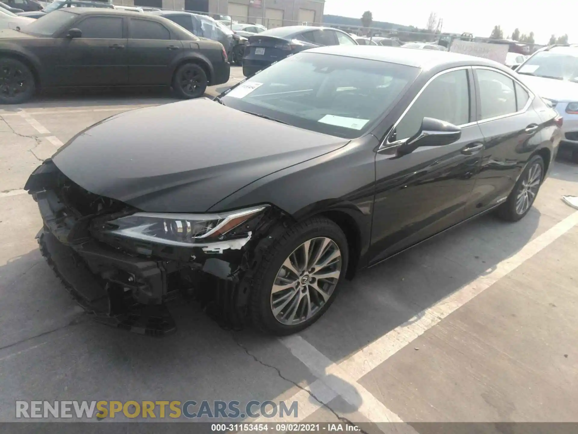 2 Photograph of a damaged car 58ADA1C1XMU007775 LEXUS ES 2021