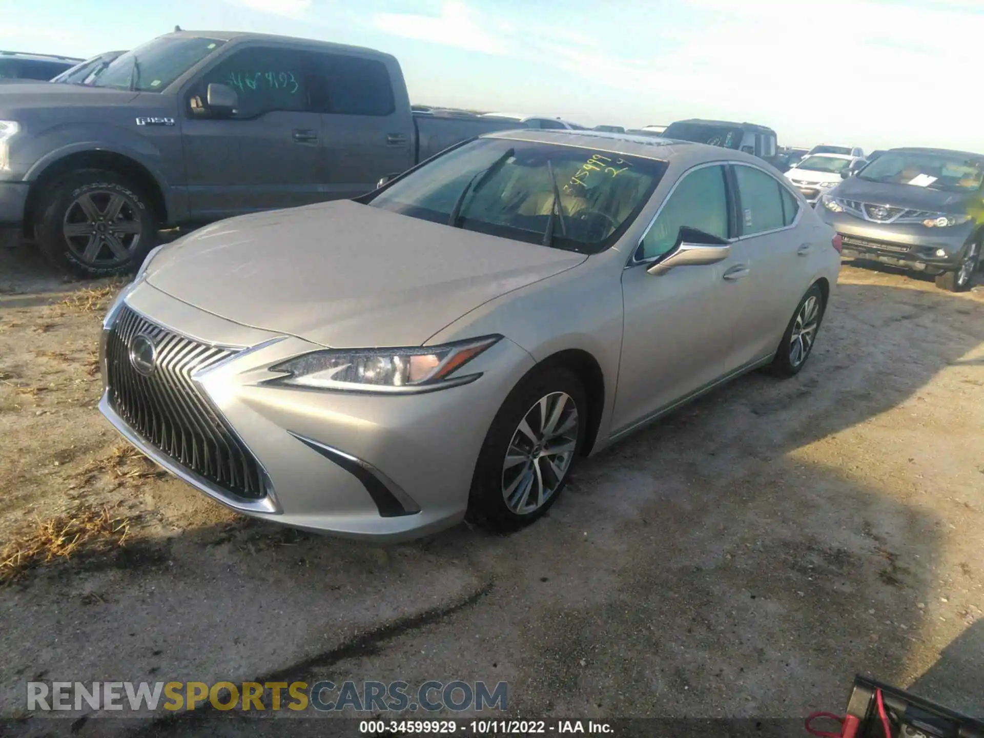 2 Photograph of a damaged car 58ADZ1B15MU083463 LEXUS ES 2021