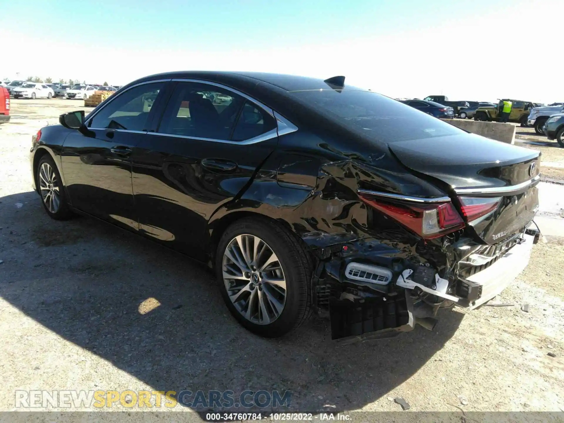 3 Photograph of a damaged car 58ADZ1B17MU098353 LEXUS ES 2021