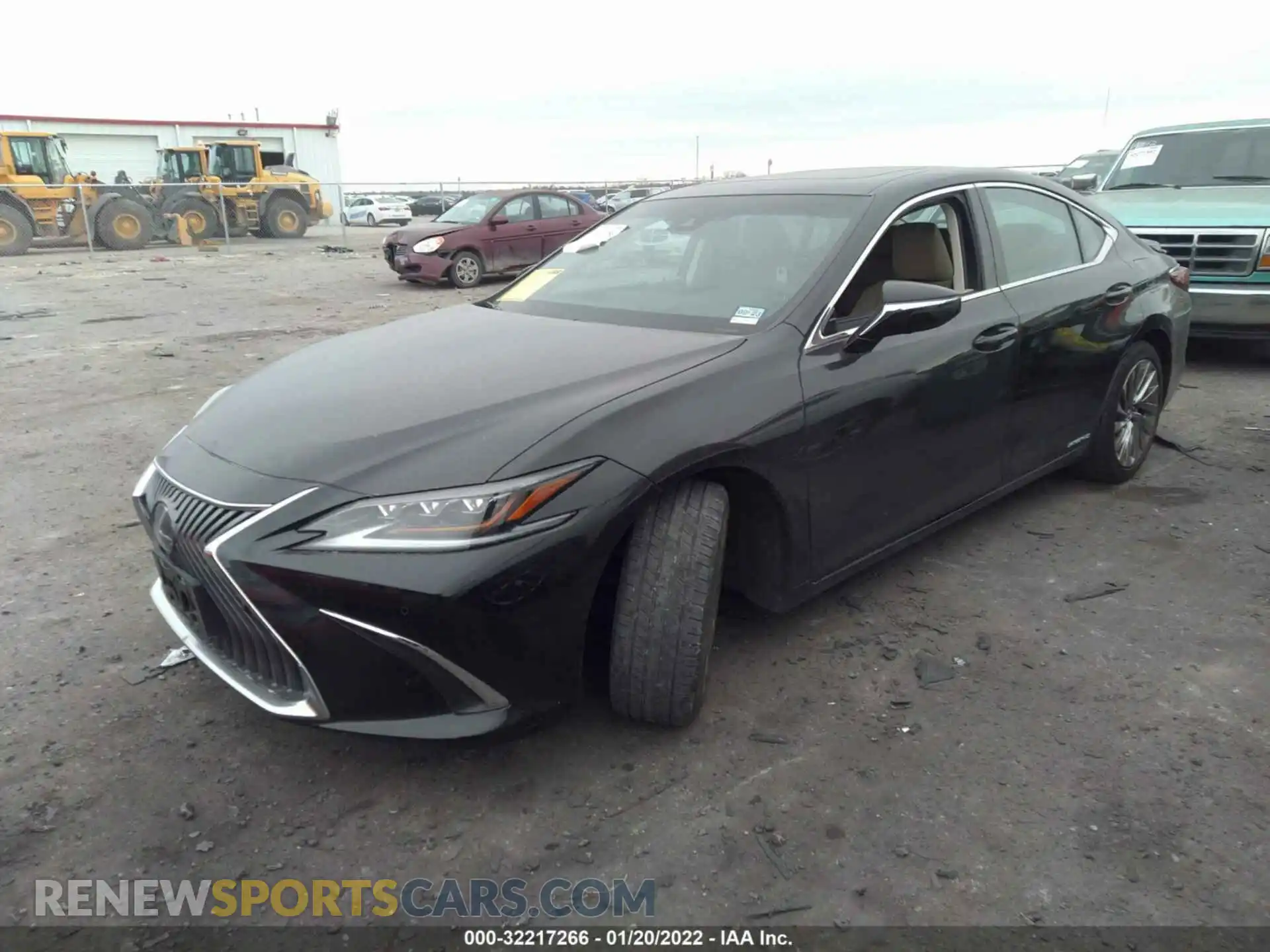2 Photograph of a damaged car 58AFA1C1XMU012502 LEXUS ES 2021
