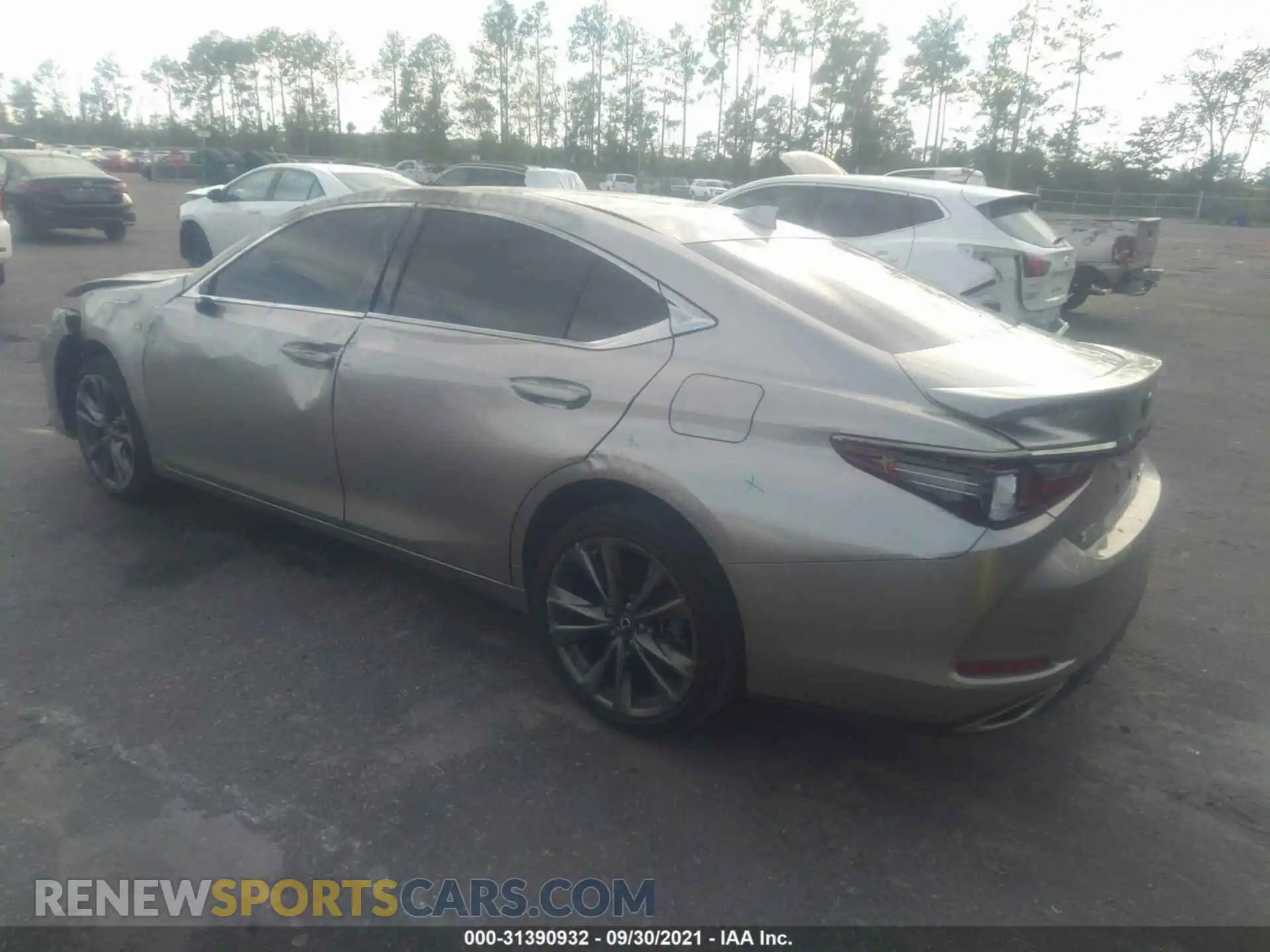3 Photograph of a damaged car 58AGZ1B10MU090771 LEXUS ES 2021