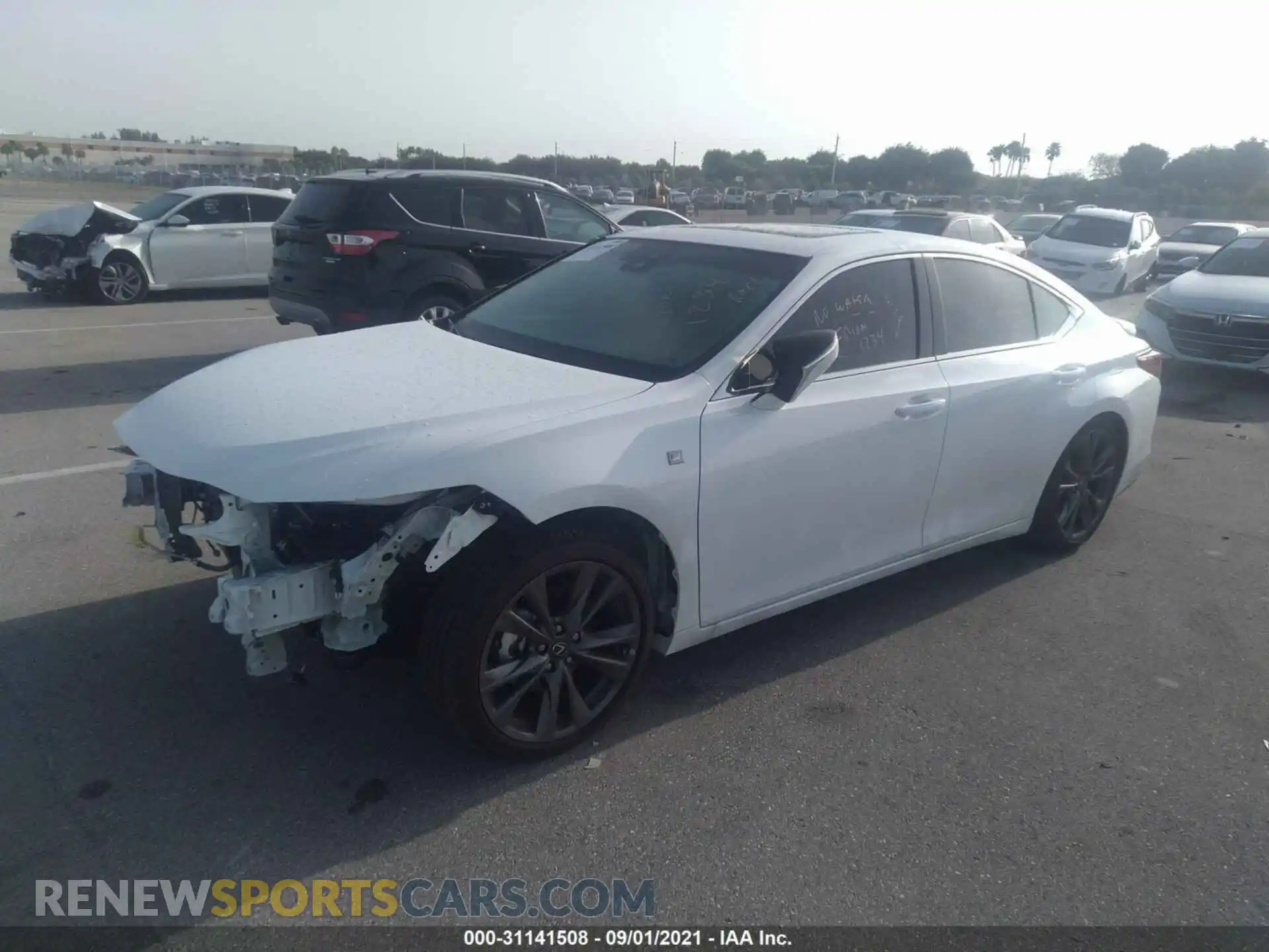 2 Фотография поврежденного автомобиля 58AGZ1B12MU104802 LEXUS ES 2021