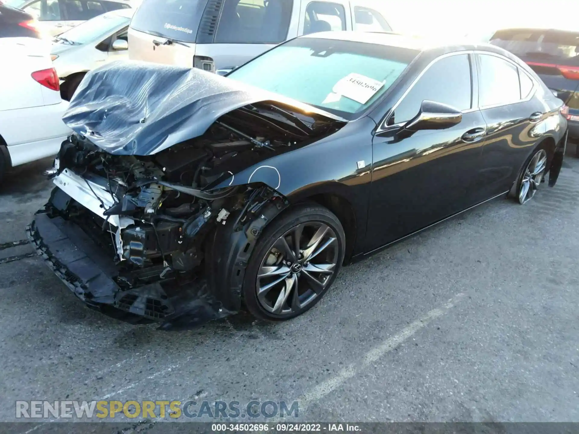 2 Photograph of a damaged car 58AGZ1B18MU301456 LEXUS ES 2021