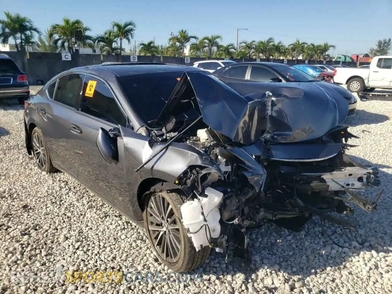 1 fotografías del automóvil dañado 58ADZ1B12NU114220 LEXUS ES 2022