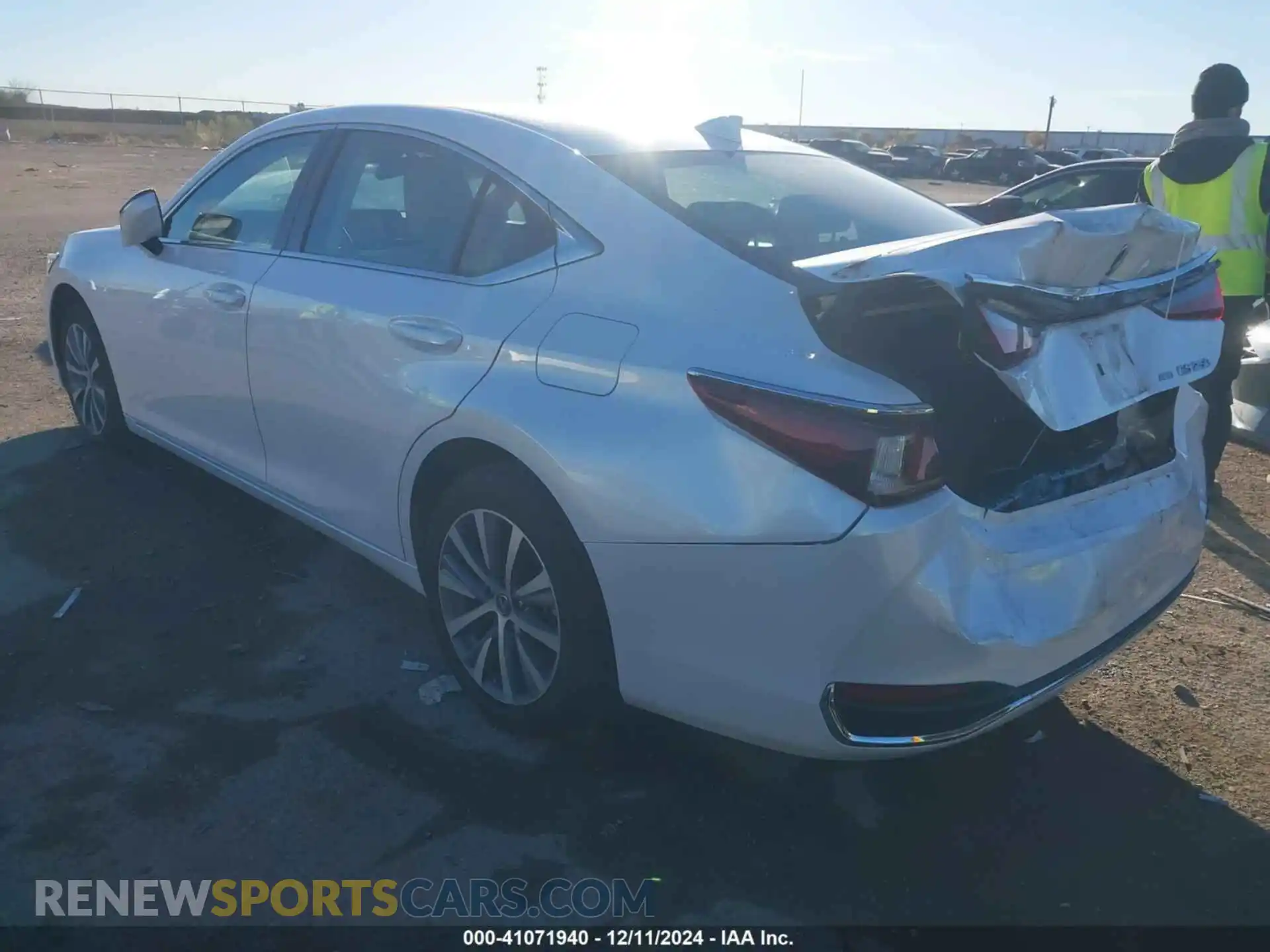 3 Photograph of a damaged car 58AD11D16MU001521 LEXUS ES 250 2021