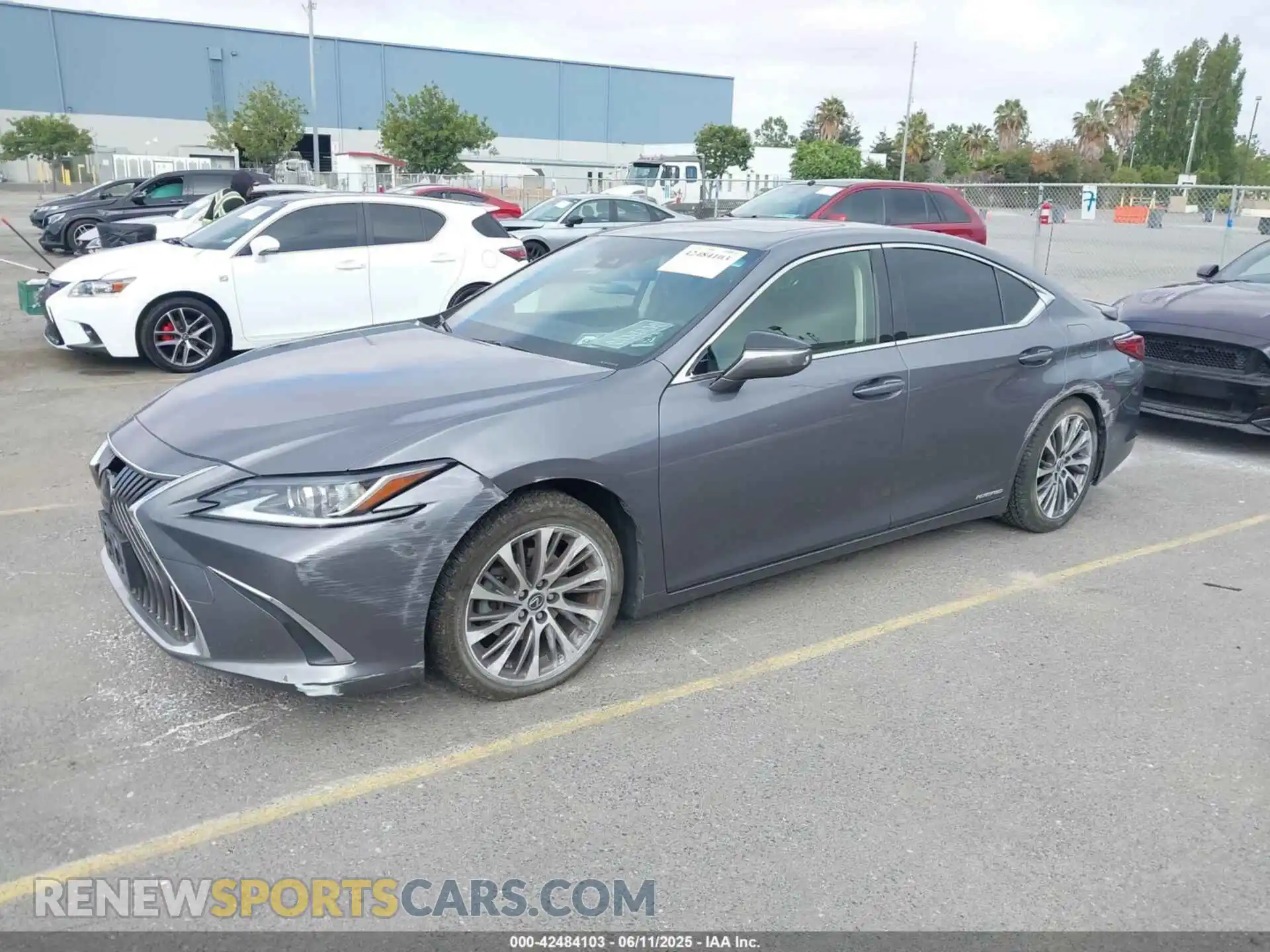 2 Photograph of a damaged car JTHB21B19K2022809 LEXUS ES 300H 2019