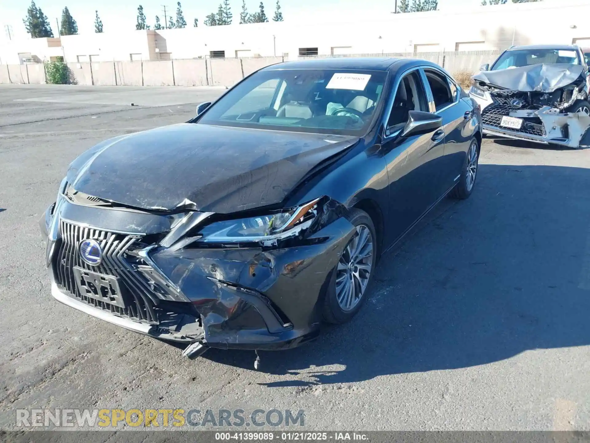 2 Photograph of a damaged car 58AD21B15LU005820 LEXUS ES 300H 2020