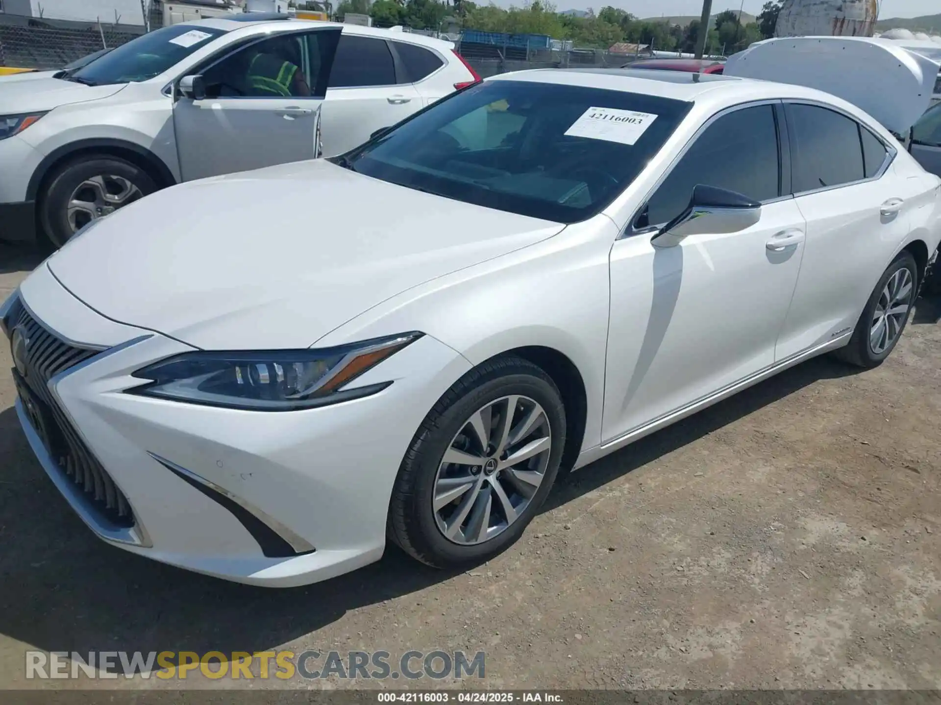 2 Photograph of a damaged car 58AD21B18LU004855 LEXUS ES 300H 2020