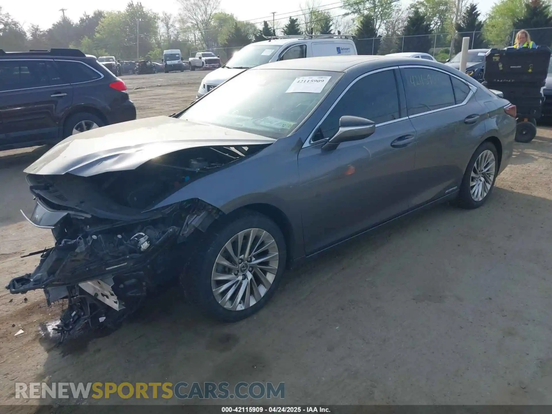 2 Photograph of a damaged car 58AEA1C13MU005774 LEXUS ES 300H 2021