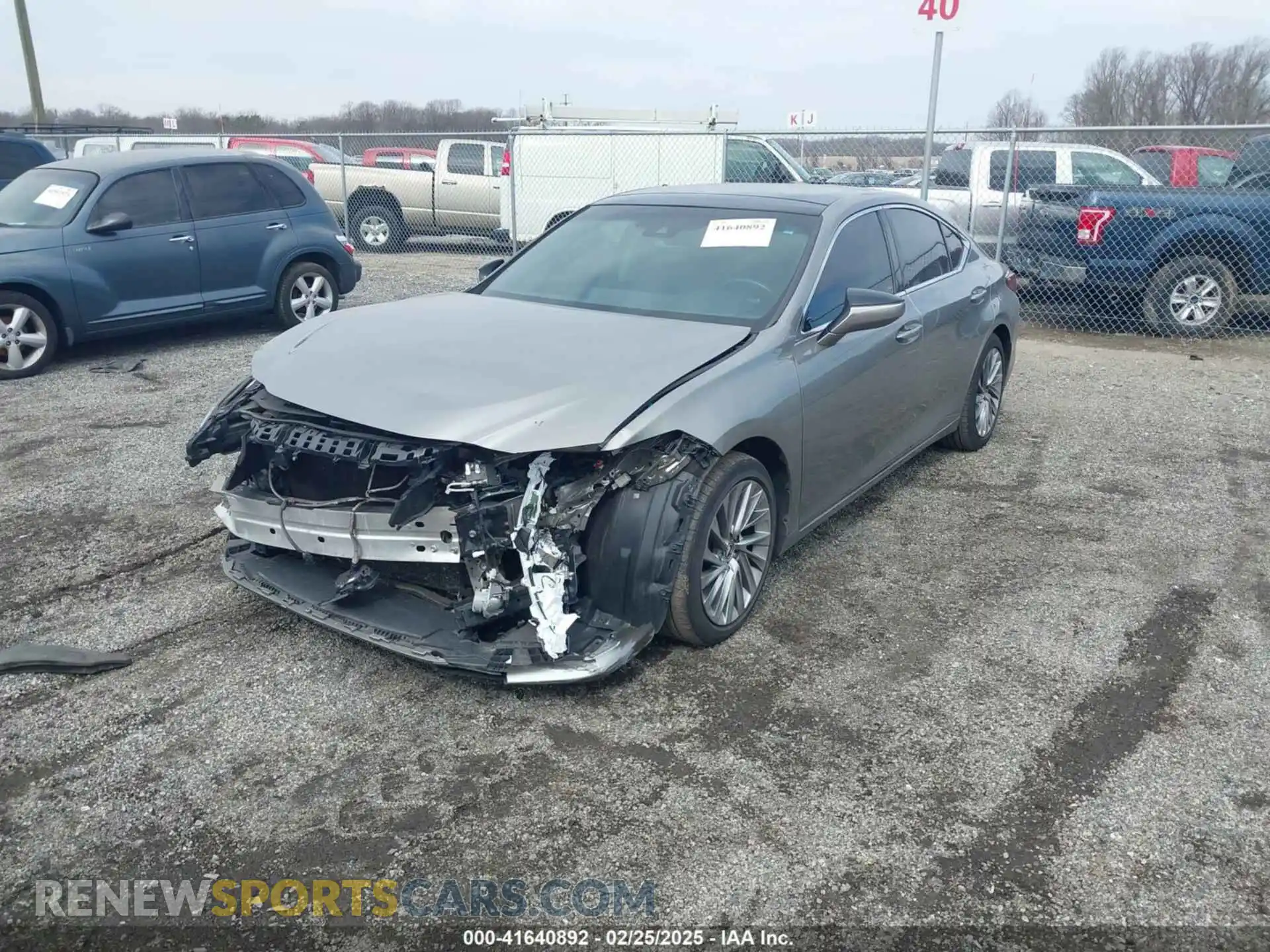2 Photograph of a damaged car 58ABZ1B14KU012064 LEXUS ES 350 2019
