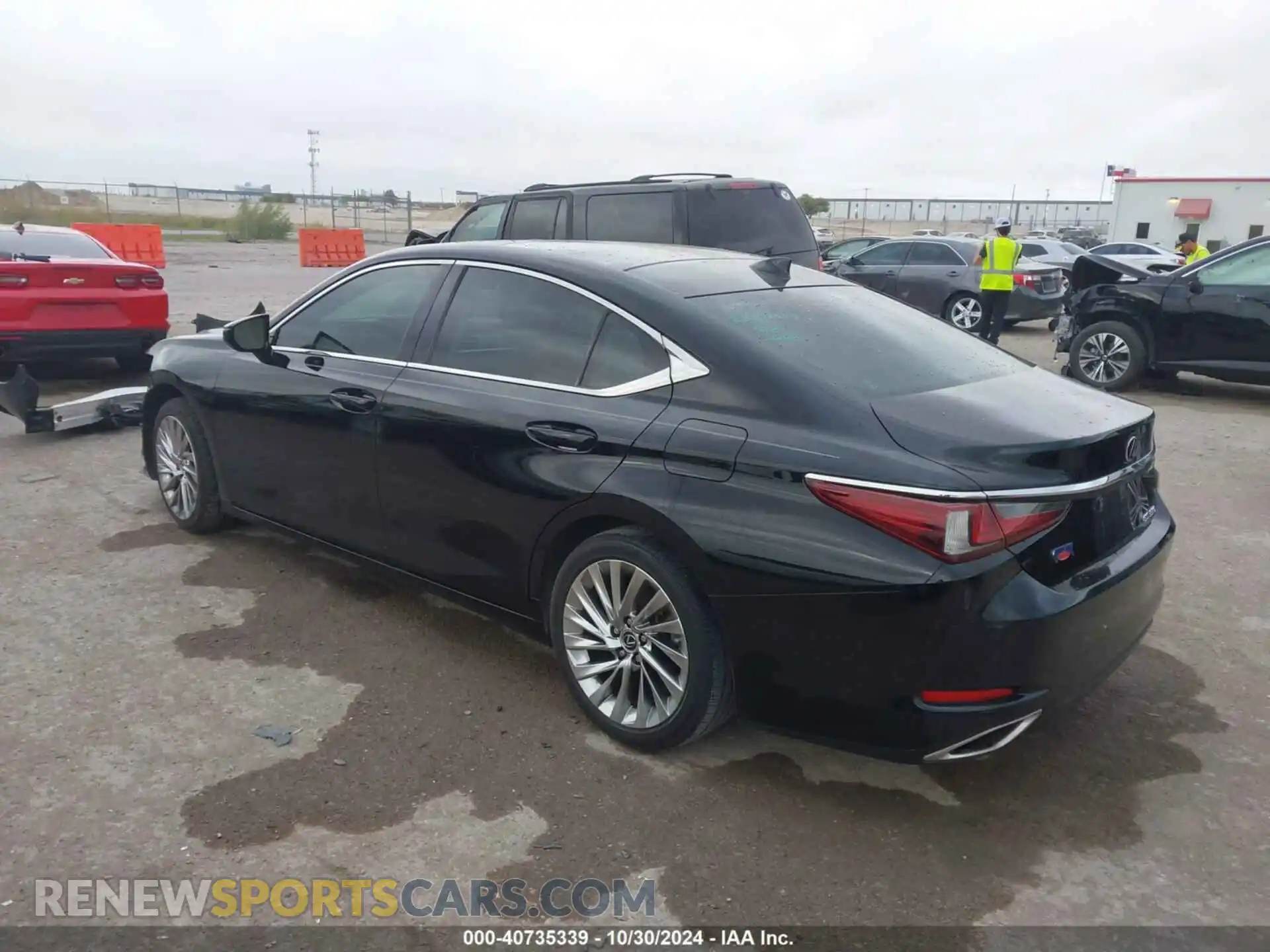 3 fotografías del automóvil dañado 58ABZ1B14KU049700 LEXUS ES 350 2019