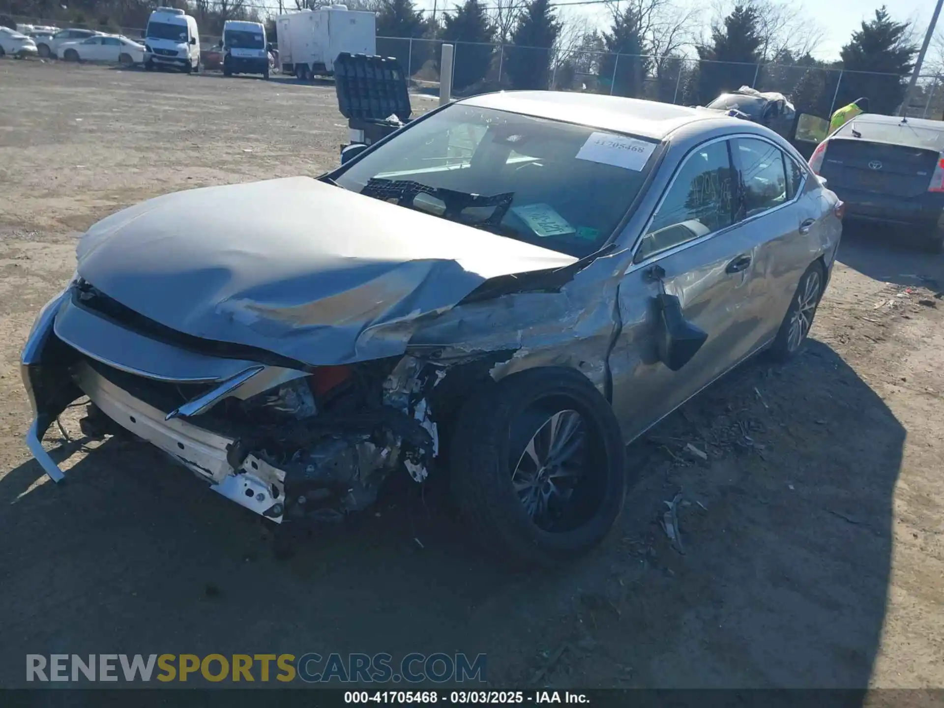 2 Photograph of a damaged car 58ADZ1B11LU069221 LEXUS ES 350 2020