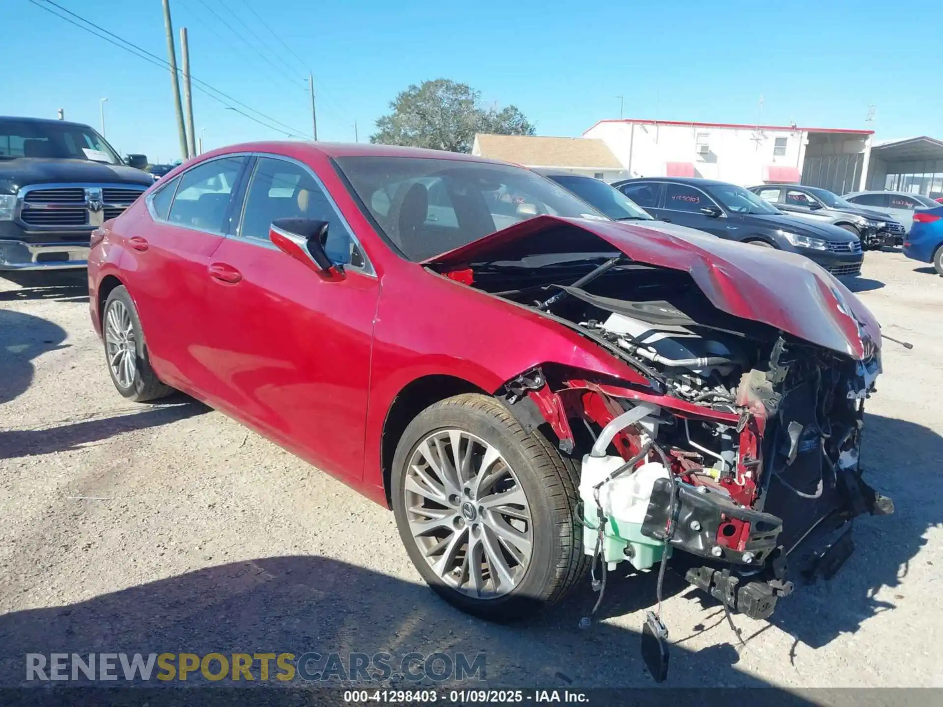 1 fotografías del automóvil dañado 58ADZ1B13LU071276 LEXUS ES 350 2020