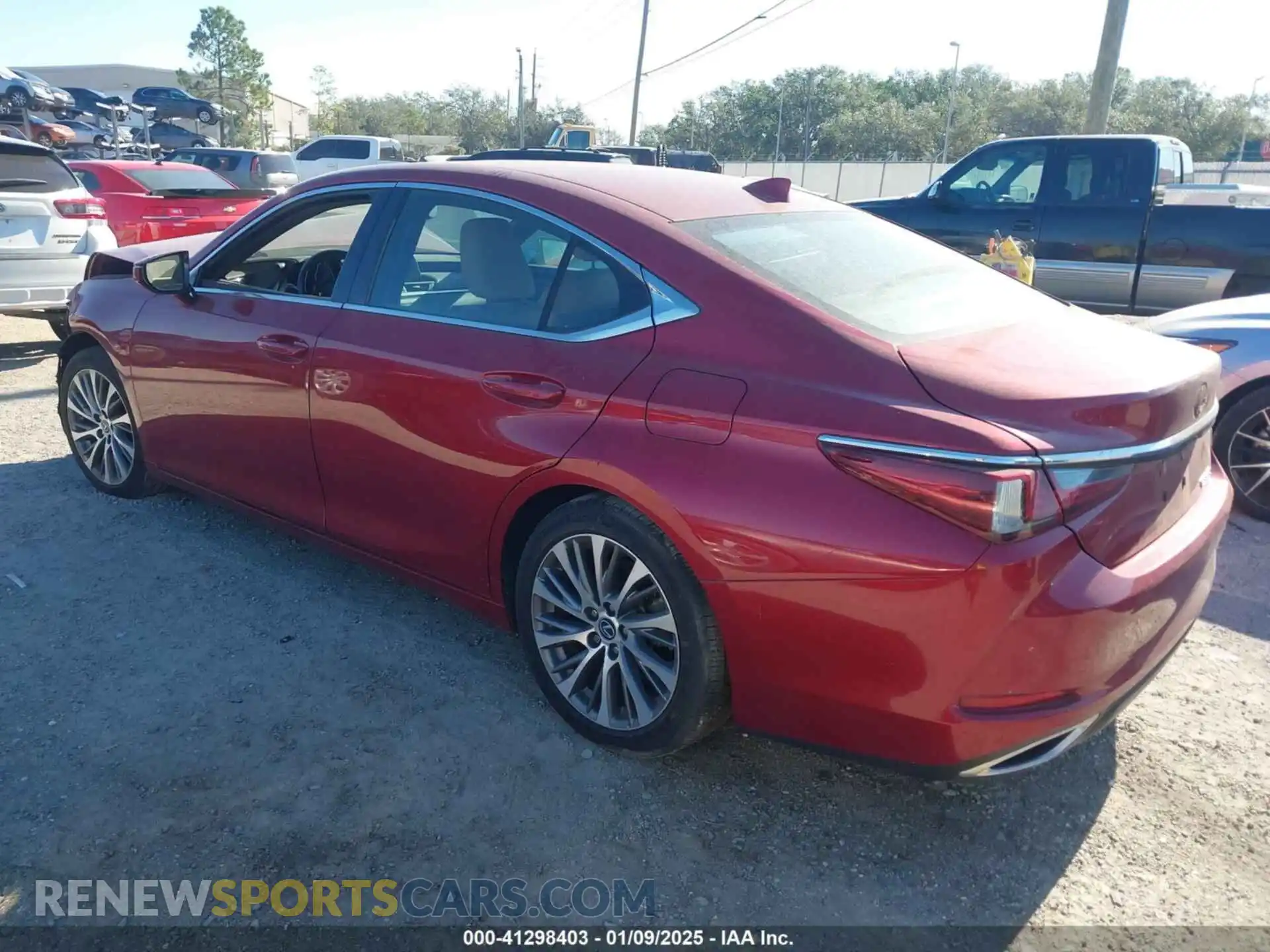 3 fotografías del automóvil dañado 58ADZ1B13LU071276 LEXUS ES 350 2020