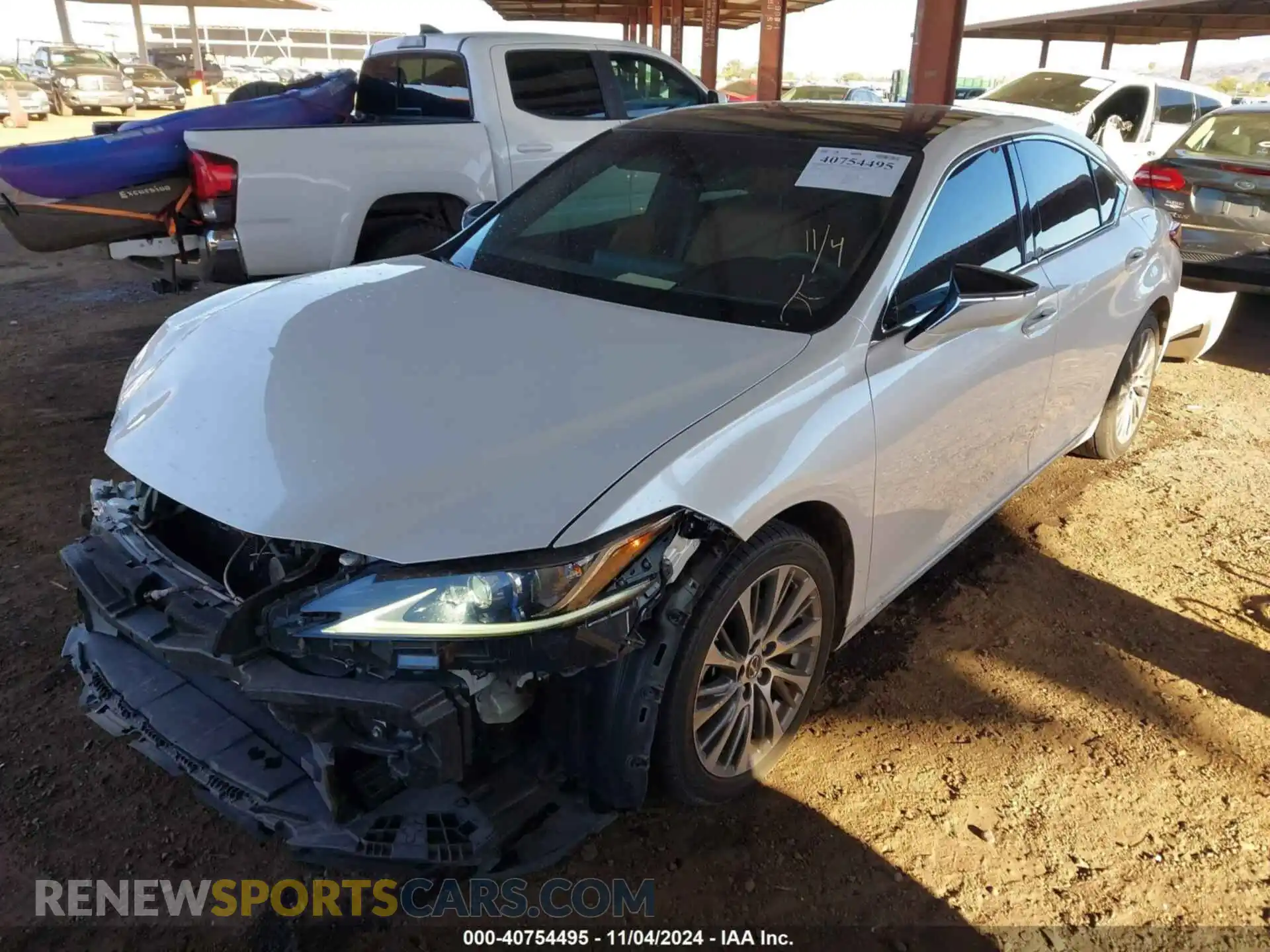 2 Photograph of a damaged car 58ADZ1B15LU063440 LEXUS ES 350 2020