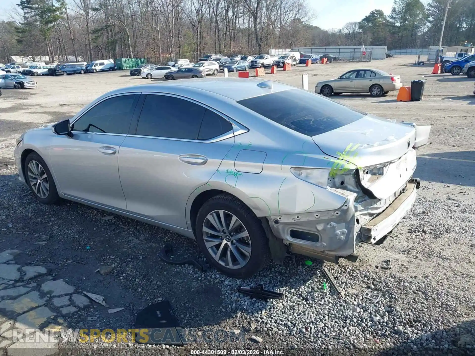 3 Photograph of a damaged car 58ACZ1B14MU091226 LEXUS ES 350 2021
