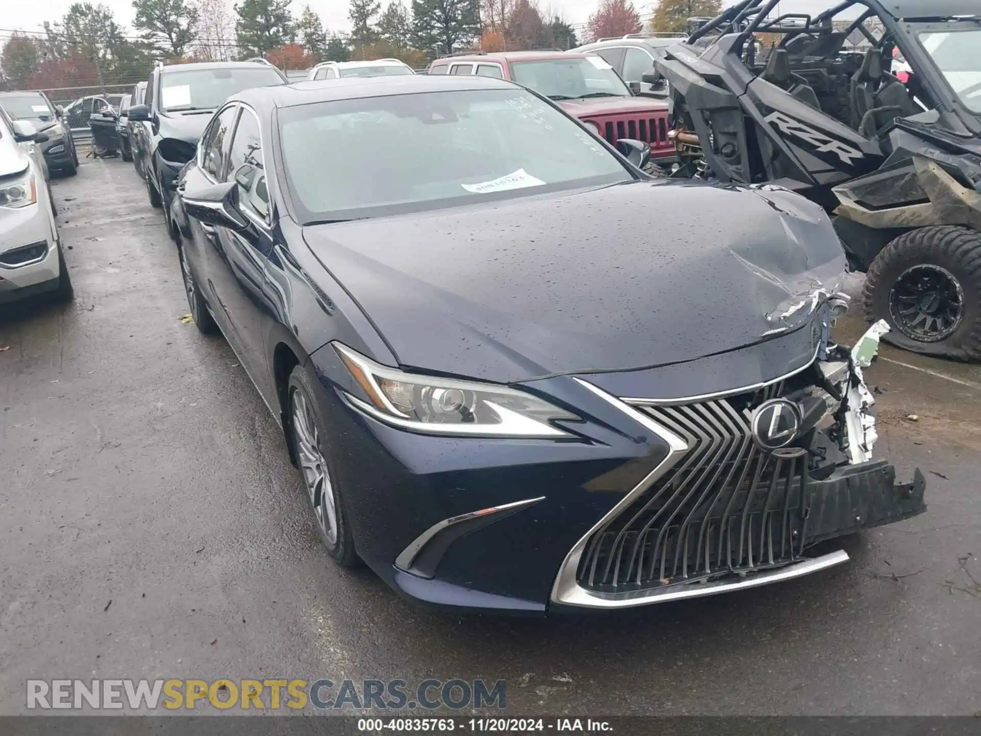 1 Photograph of a damaged car 58ADZ1B10MU104283 LEXUS ES 350 2021