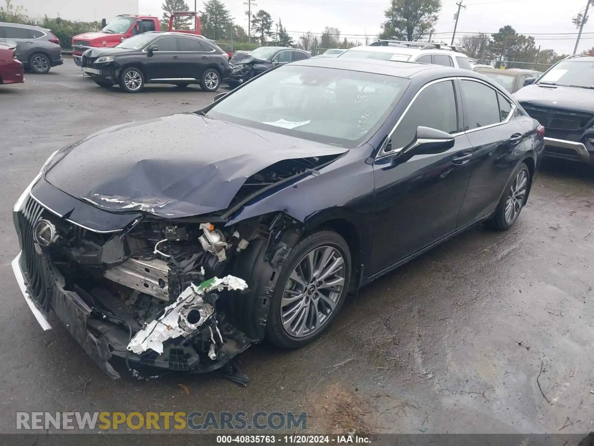 2 Photograph of a damaged car 58ADZ1B10MU104283 LEXUS ES 350 2021