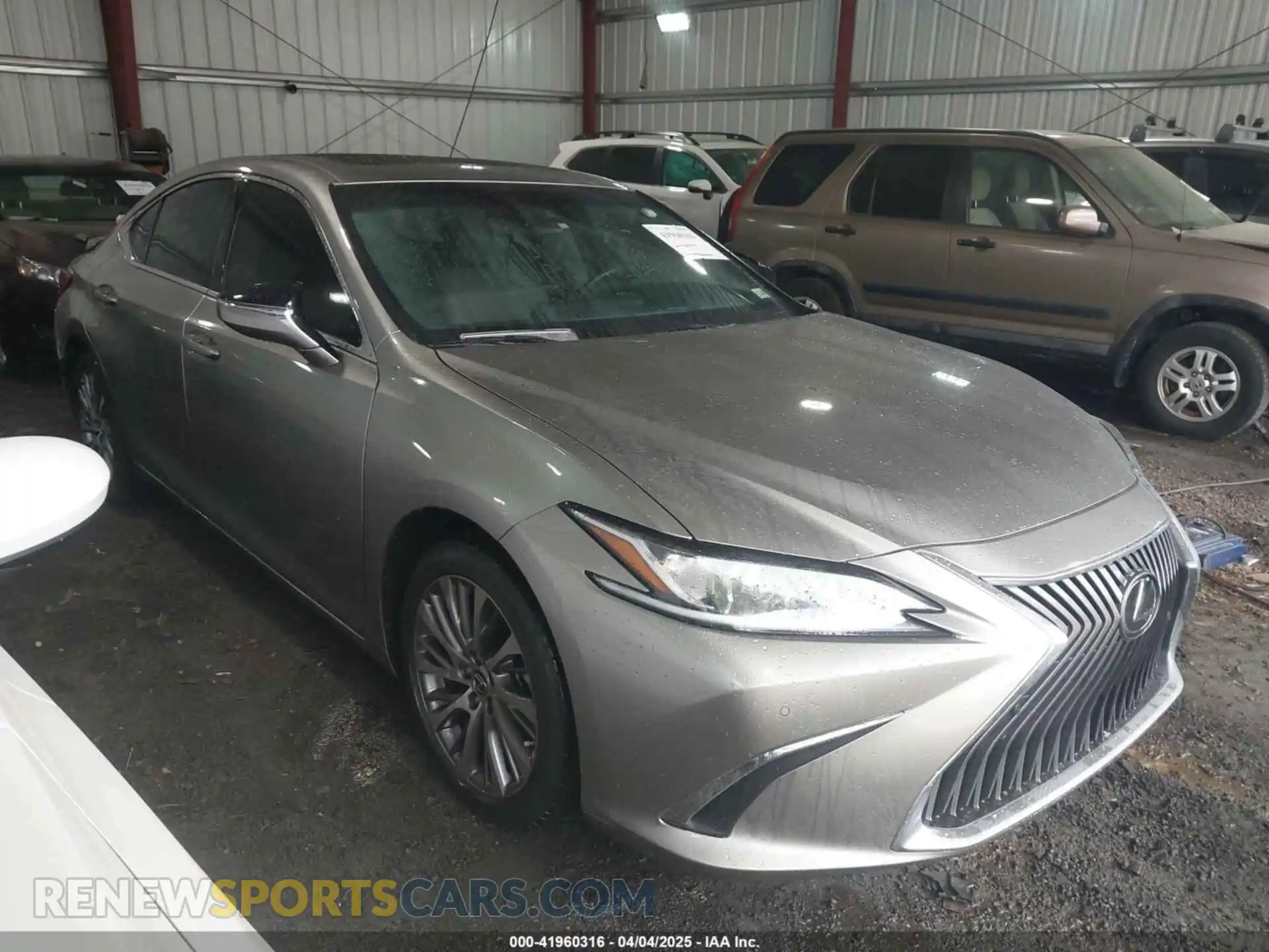 1 Photograph of a damaged car 58ADZ1B11MU093729 LEXUS ES 350 2021