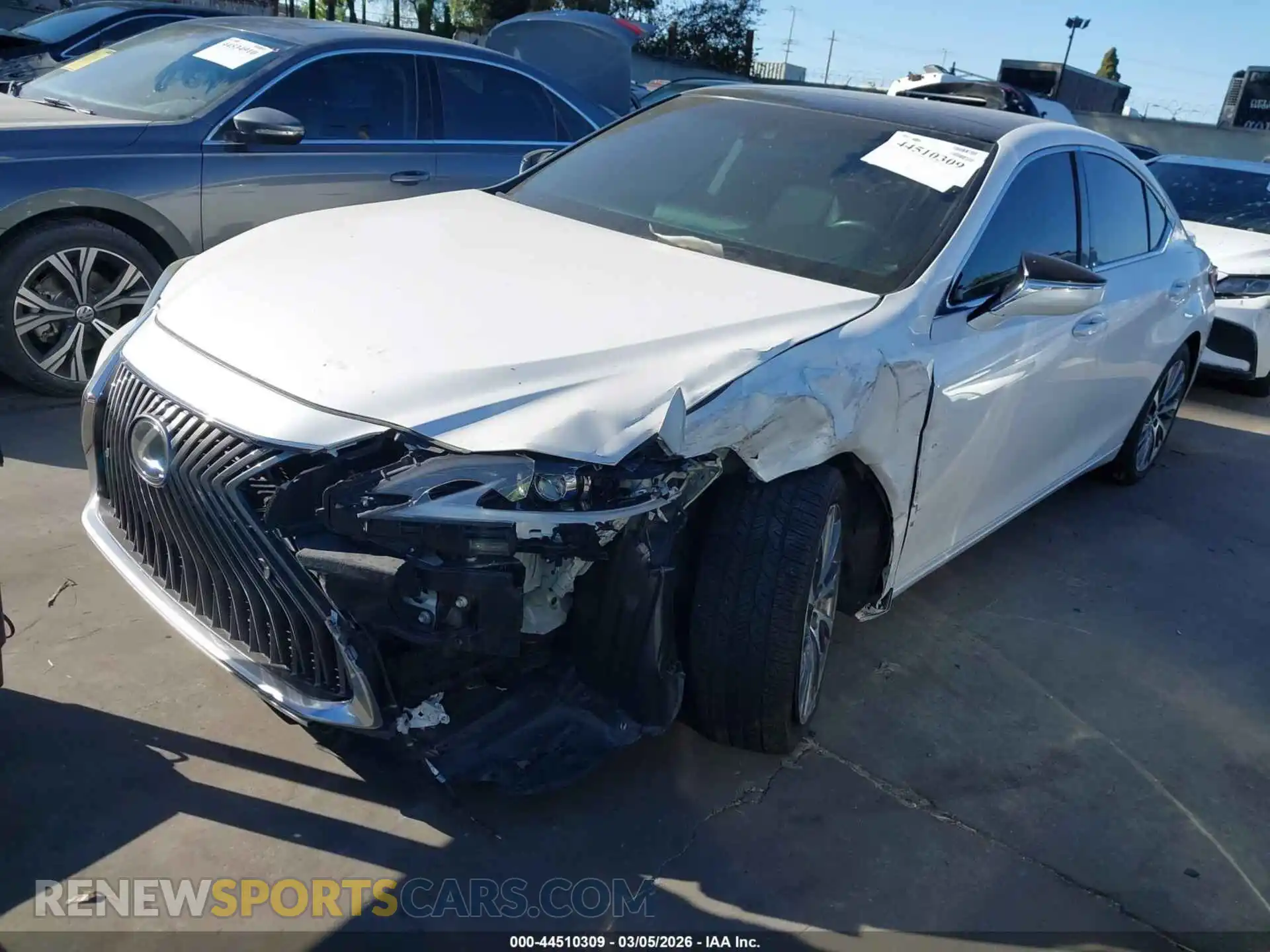 2 Photograph of a damaged car 58ADZ1B11MU097618 LEXUS ES 350 2021