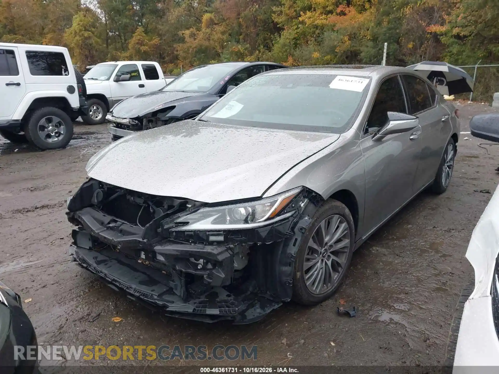 2 Фотография поврежденного автомобиля 58ADZ1B11MU105247 LEXUS ES 350 2021