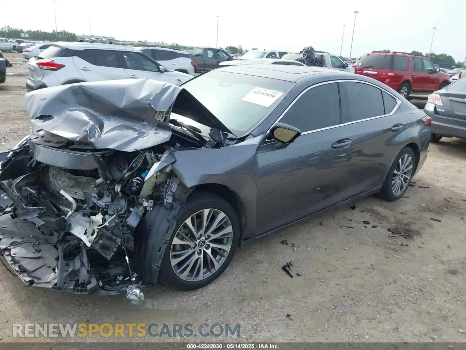 2 Photograph of a damaged car 58ADZ1B12MU089978 LEXUS ES 350 2021