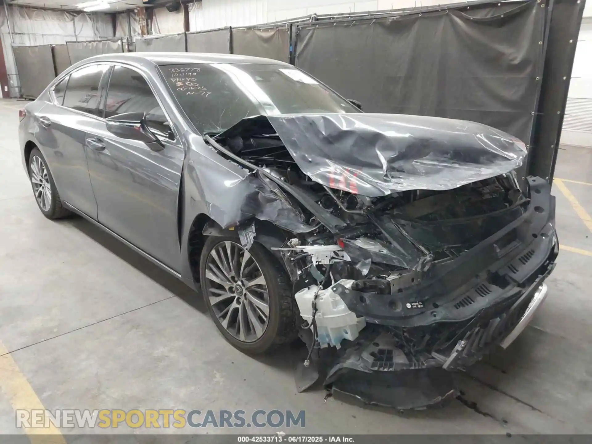 1 fotografías del automóvil dañado 58ADZ1B12MU100199 LEXUS ES 350 2021