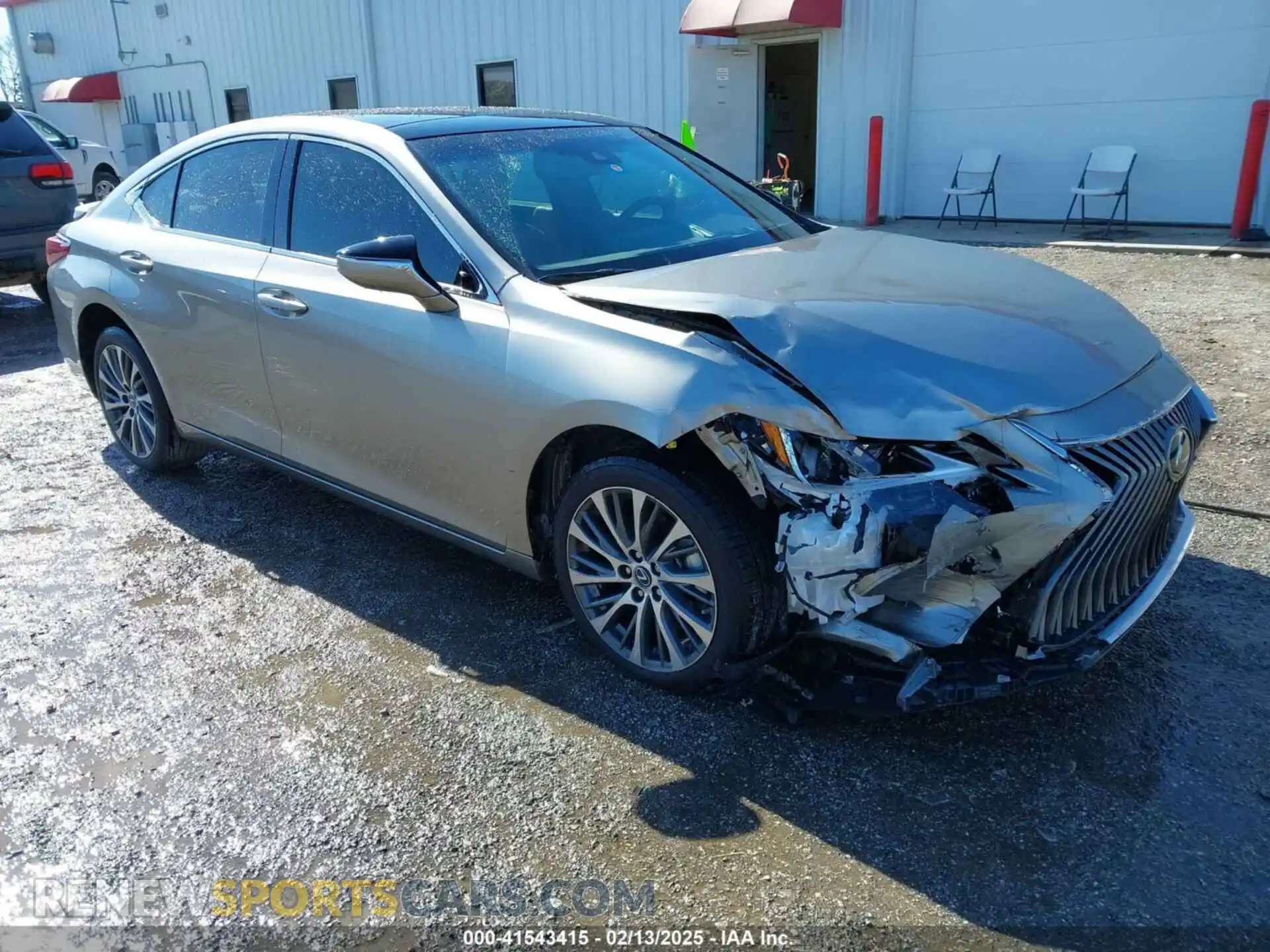 1 Photograph of a damaged car 58ADZ1B12MU107749 LEXUS ES 350 2021