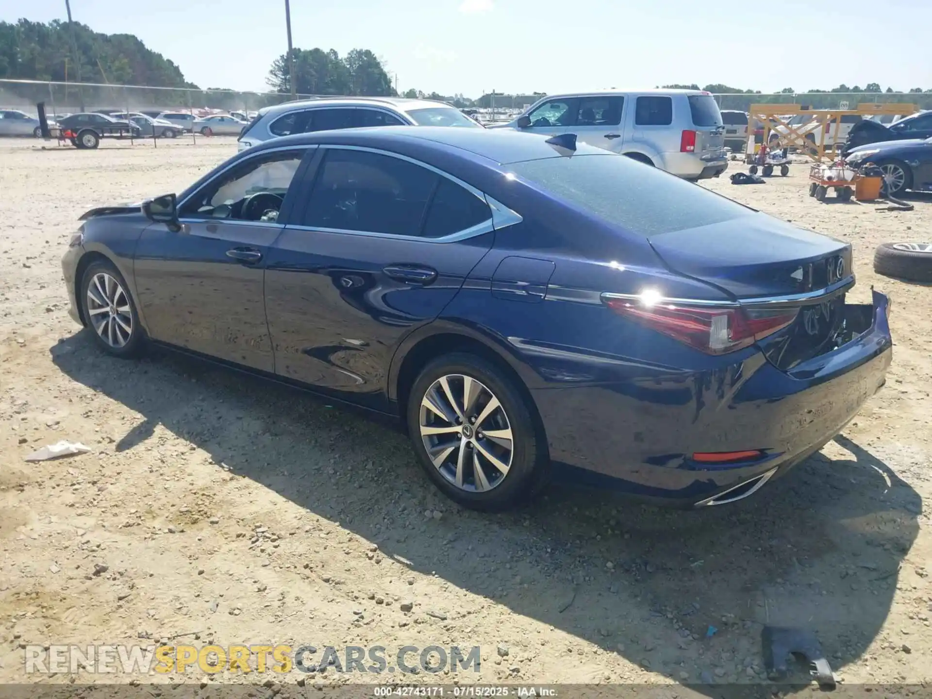 3 fotografías del automóvil dañado 58ADZ1B13MU095241 LEXUS ES 350 2021