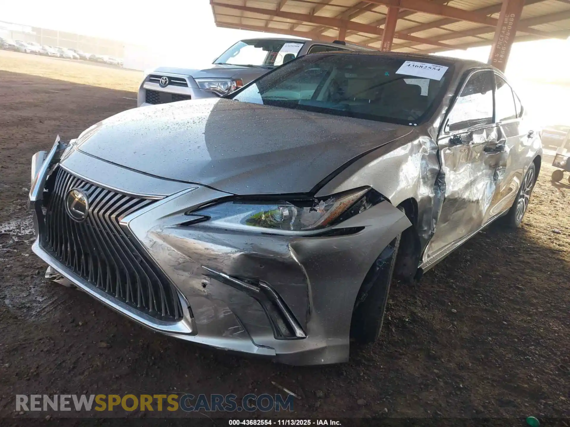 2 Photograph of a damaged car 58ADZ1B15MU084712 LEXUS ES 350 2021