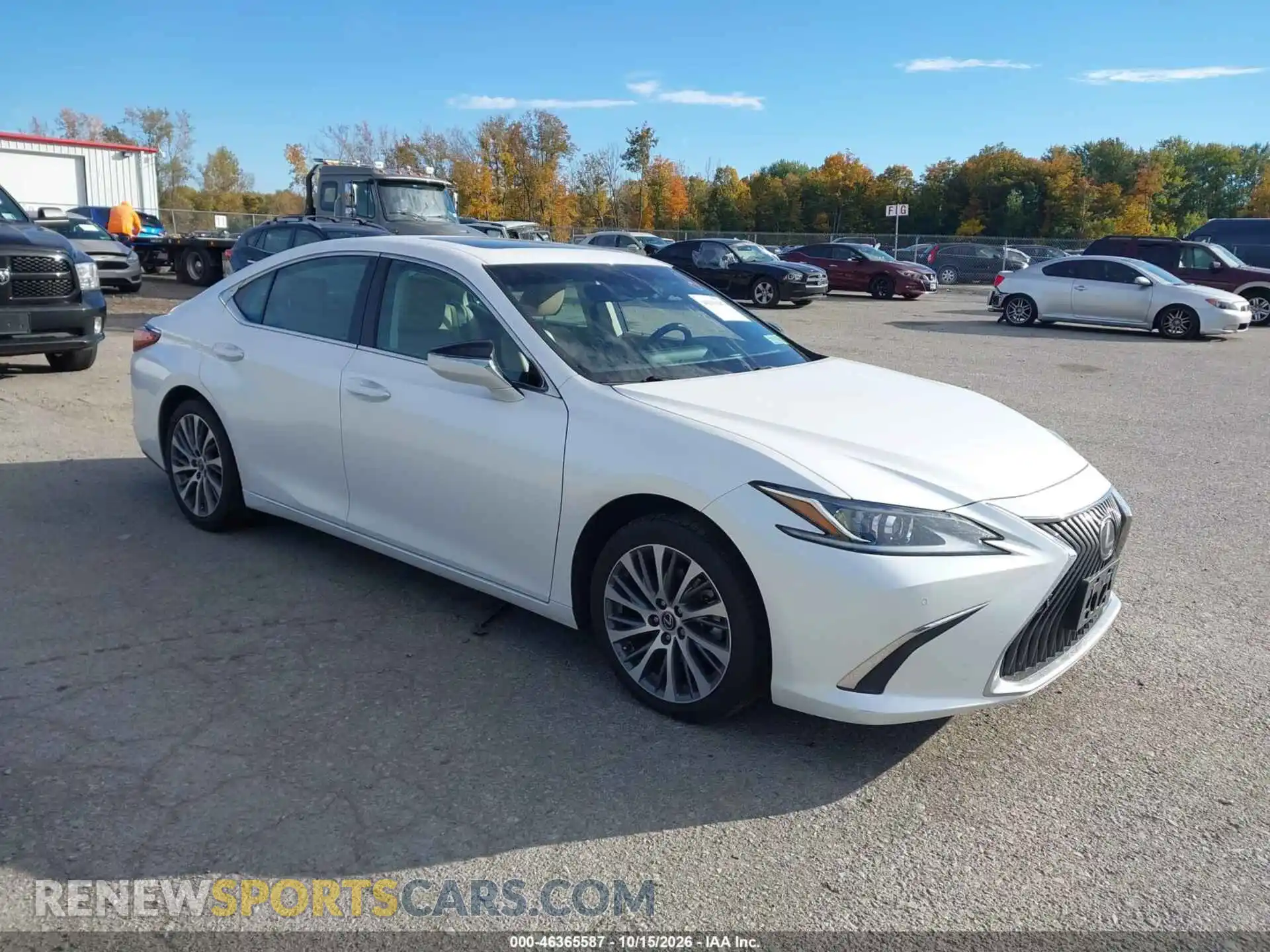 1 Photograph of a damaged car 58ADZ1B15MU087867 LEXUS ES 350 2021