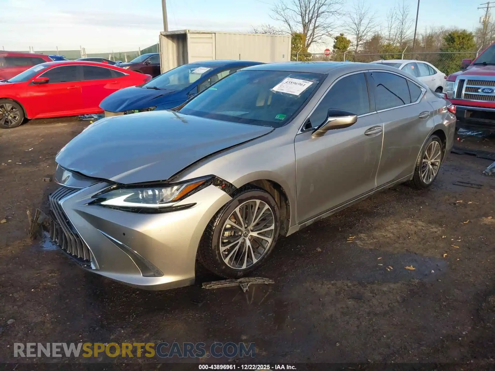 2 Photograph of a damaged car 58ADZ1B15MU108376 LEXUS ES 350 2021