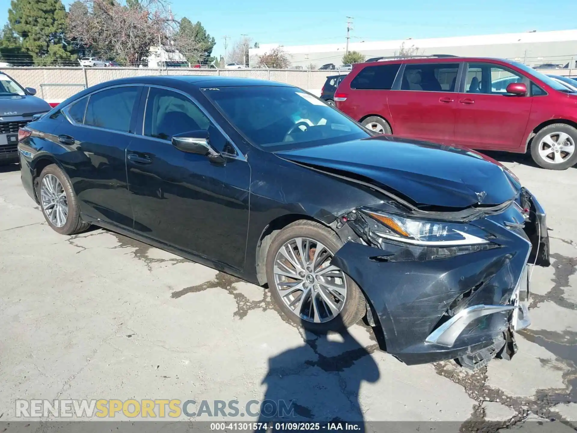 1 Photograph of a damaged car 58ADZ1B16MU082628 LEXUS ES 350 2021