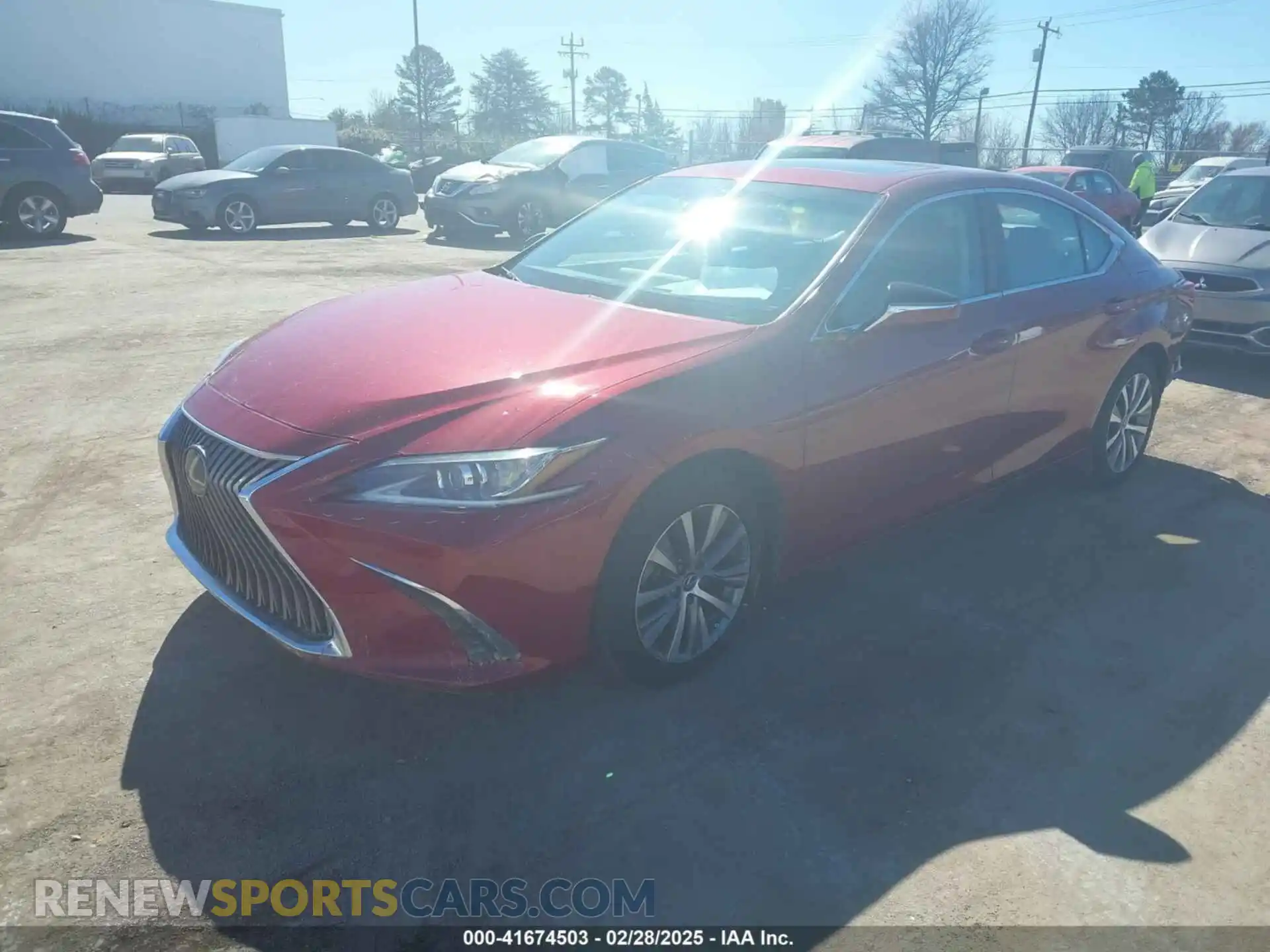 2 Photograph of a damaged car 58ADZ1B16MU085500 LEXUS ES 350 2021
