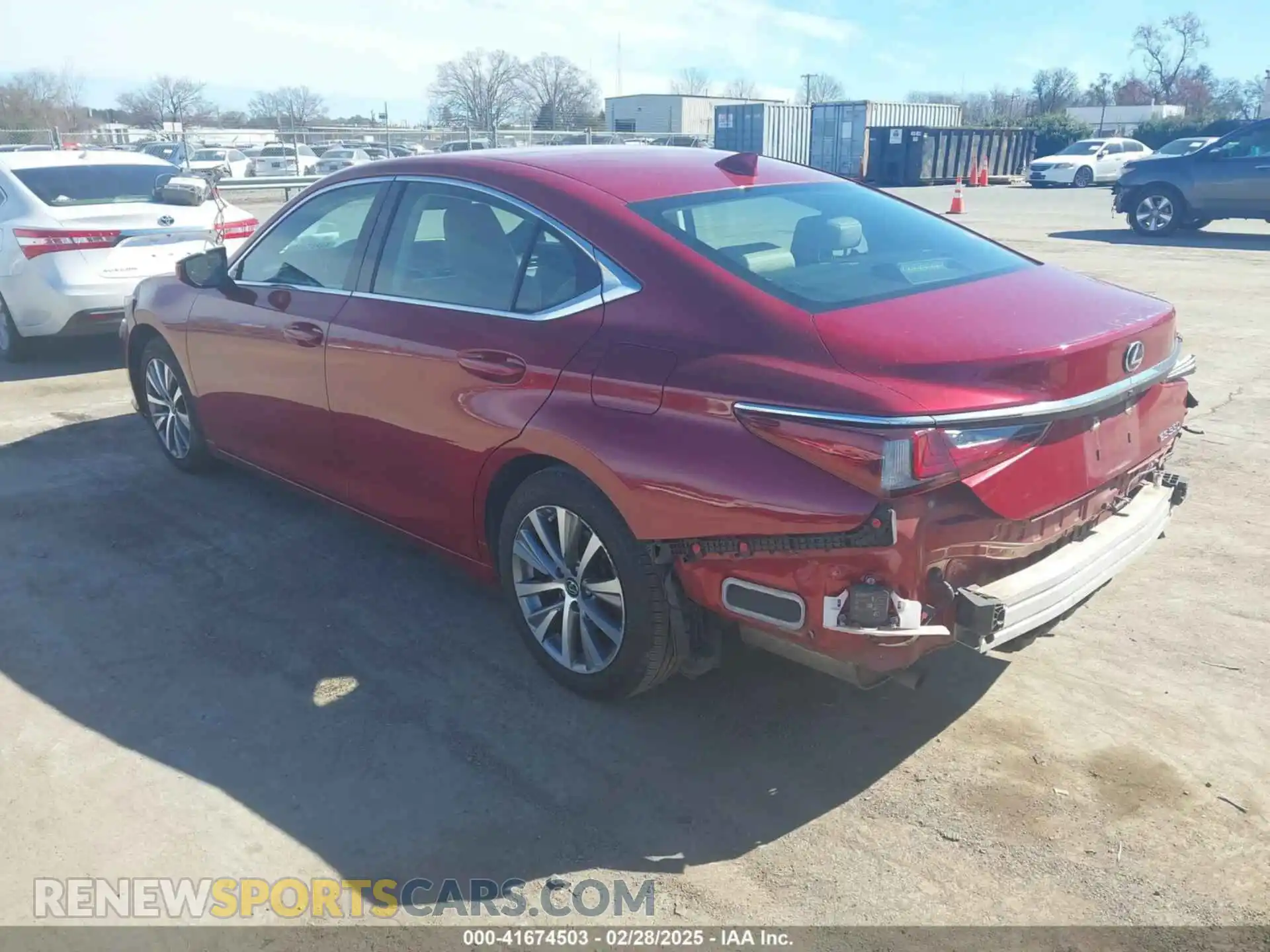 3 Photograph of a damaged car 58ADZ1B16MU085500 LEXUS ES 350 2021