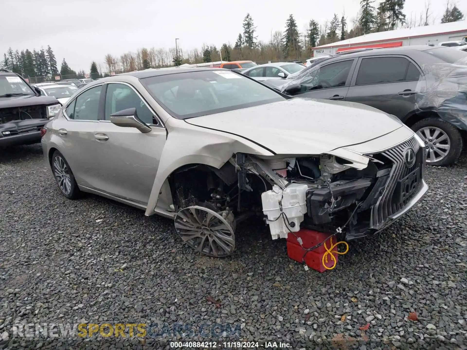 1 Photograph of a damaged car 58ADZ1B18MU087975 LEXUS ES 350 2021
