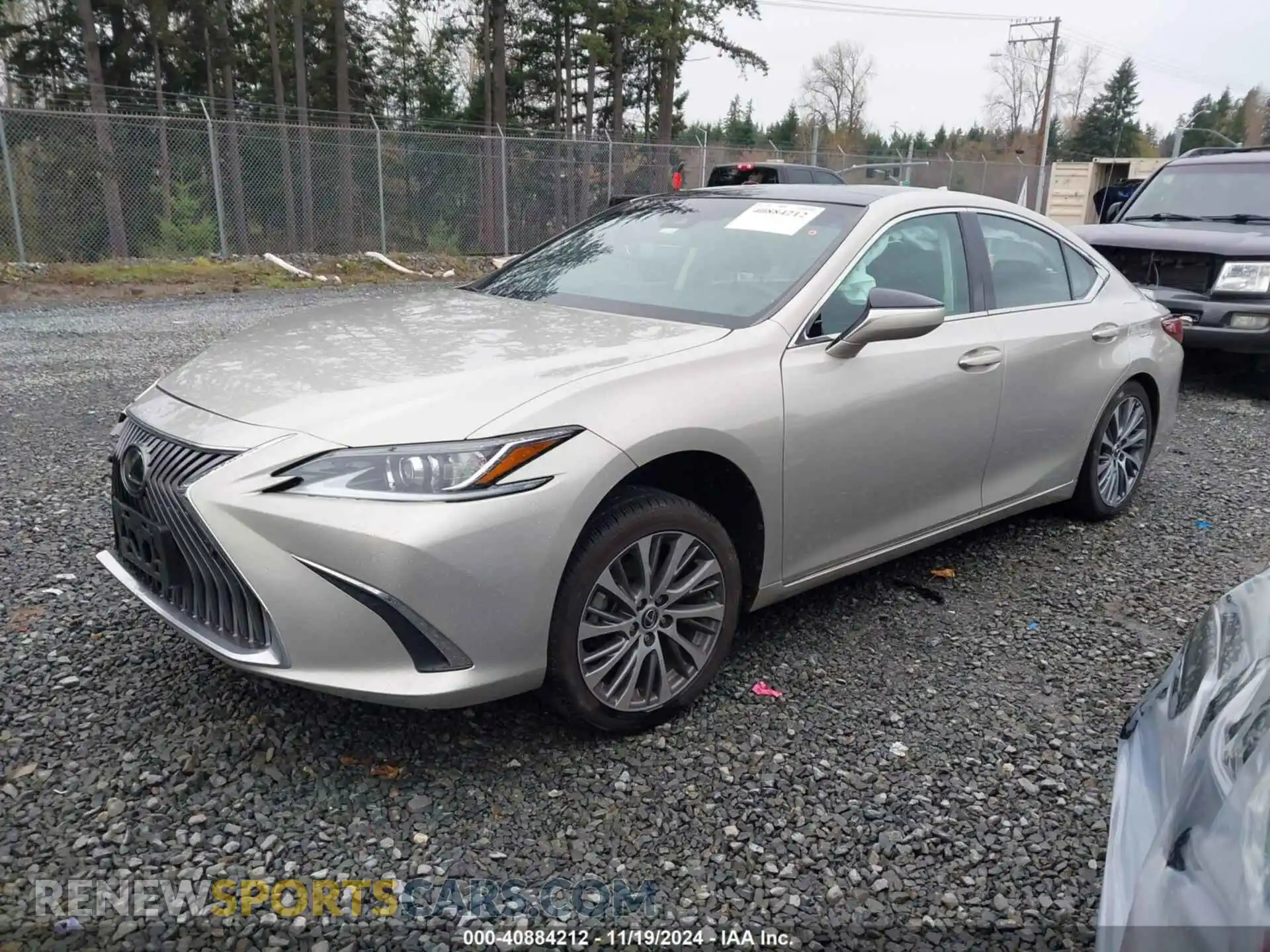 2 Photograph of a damaged car 58ADZ1B18MU087975 LEXUS ES 350 2021