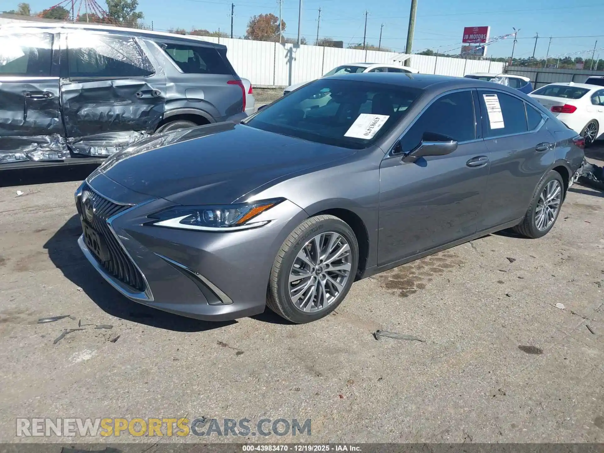 2 Photograph of a damaged car 58ADZ1B19MU090335 LEXUS ES 350 2021
