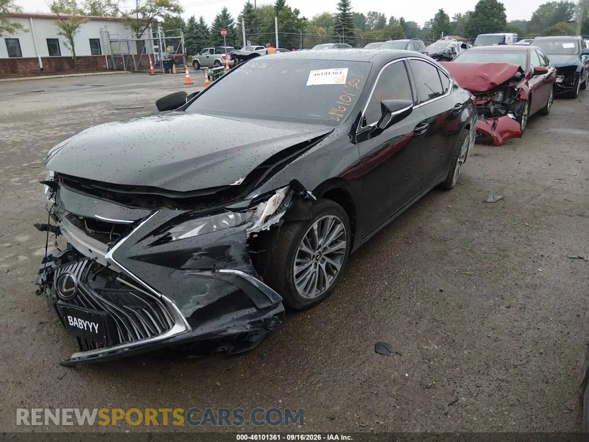2 Photograph of a damaged car 58ADZ1B1XMU087752 LEXUS ES 350 2021