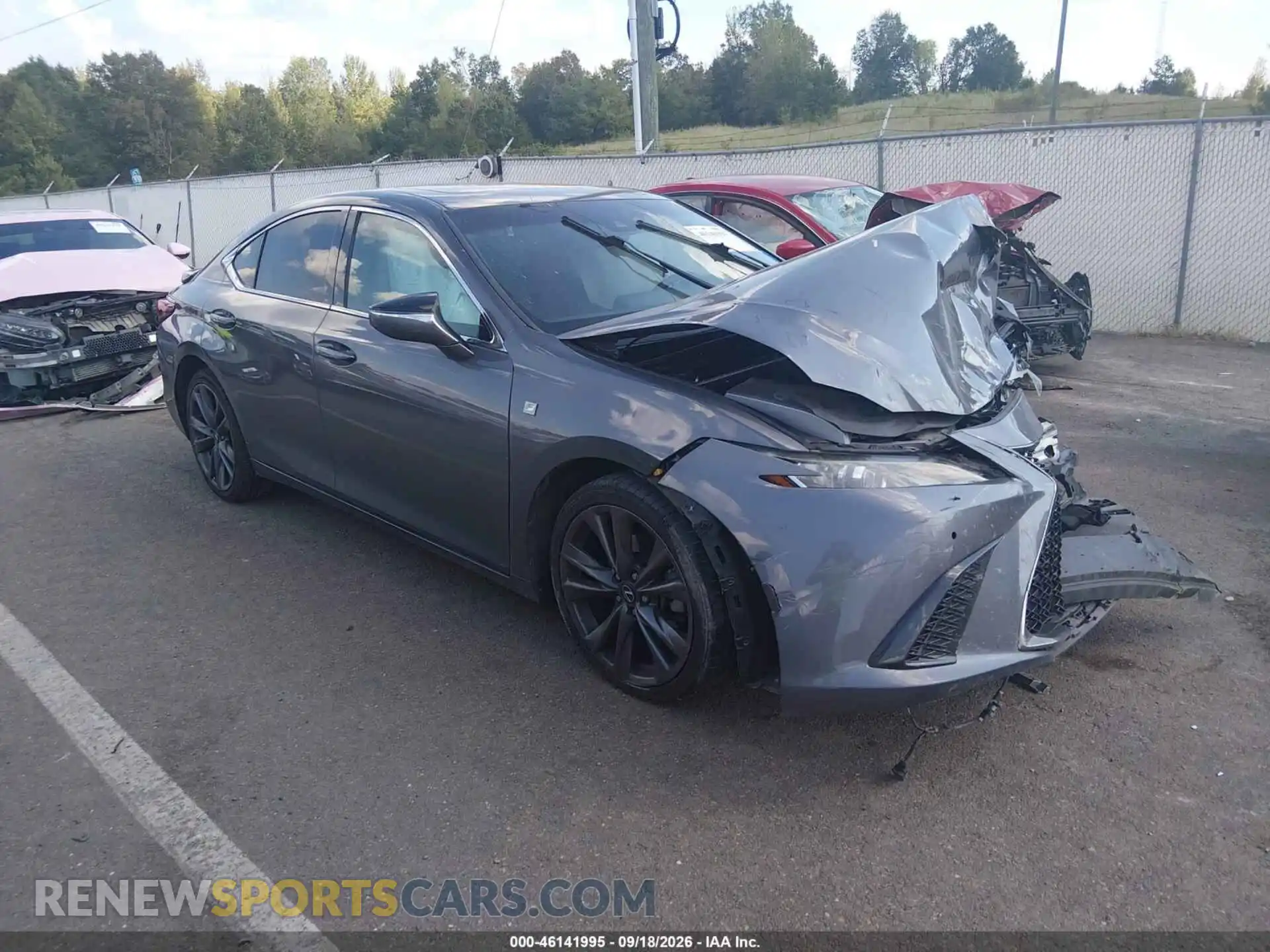 1 Photograph of a damaged car 58AGZ1B14MU097626 LEXUS ES 350 2021
