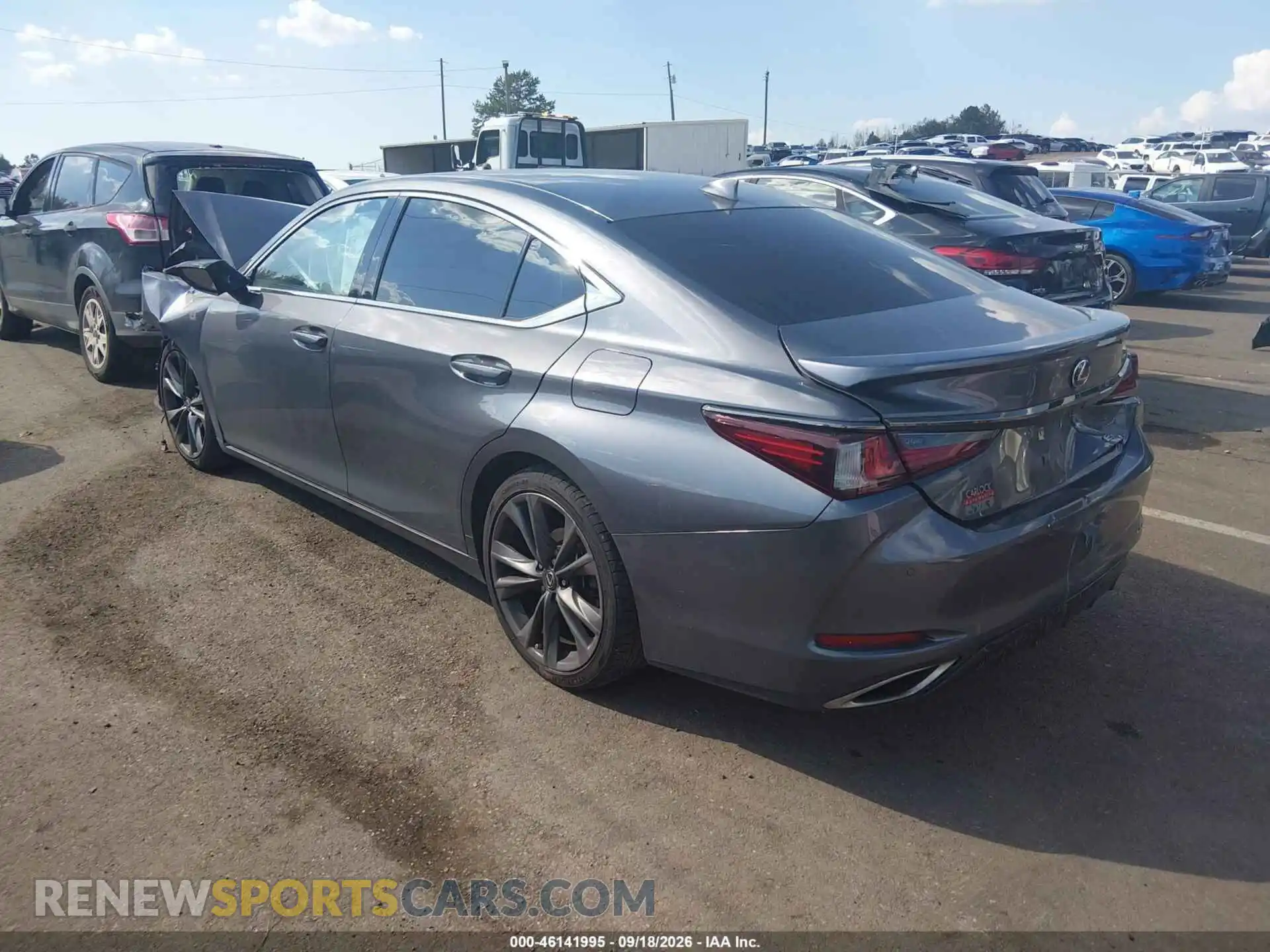 3 Photograph of a damaged car 58AGZ1B14MU097626 LEXUS ES 350 2021