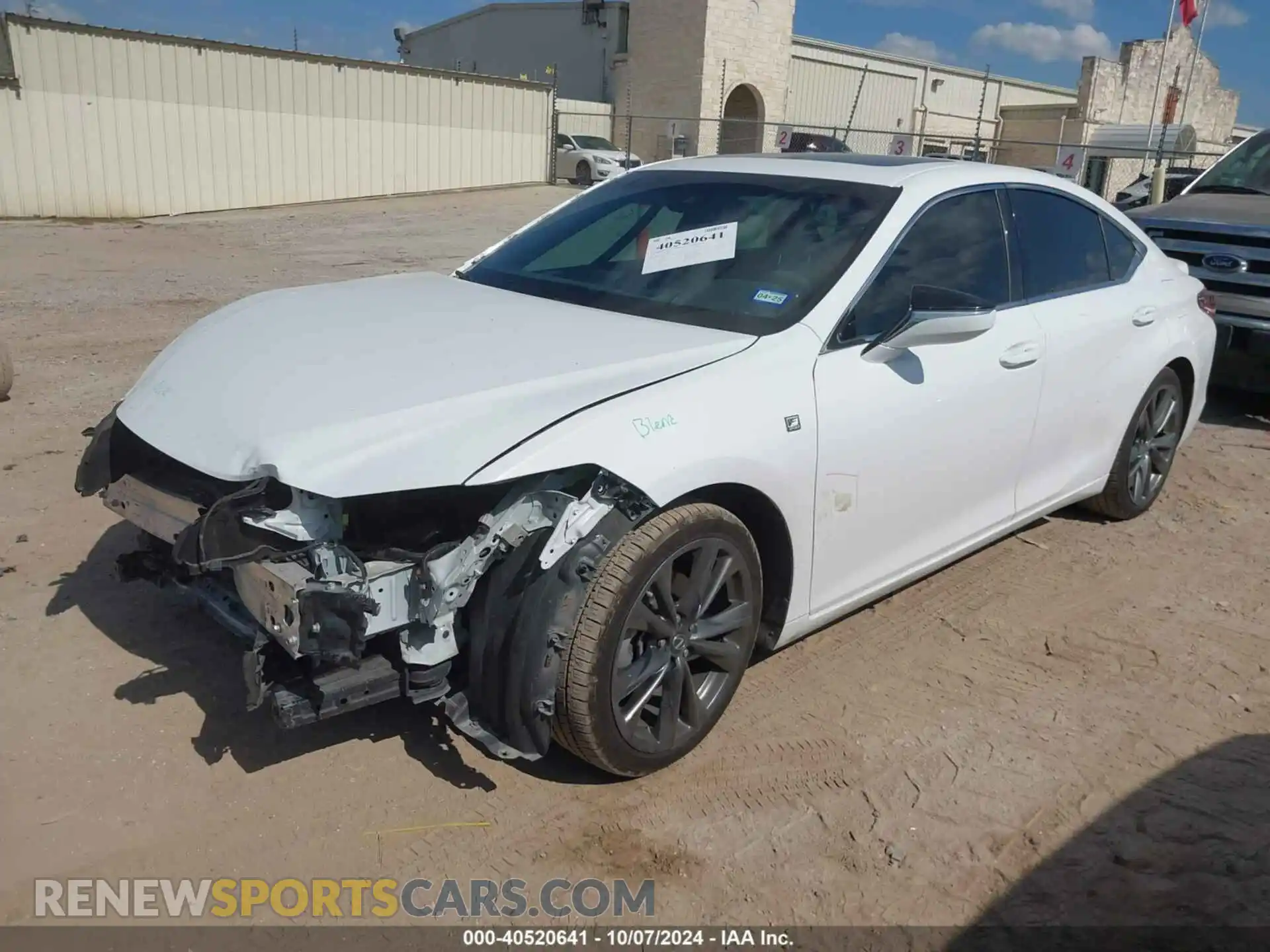 2 Photograph of a damaged car 58AGZ1B19MU084368 LEXUS ES 350 2021