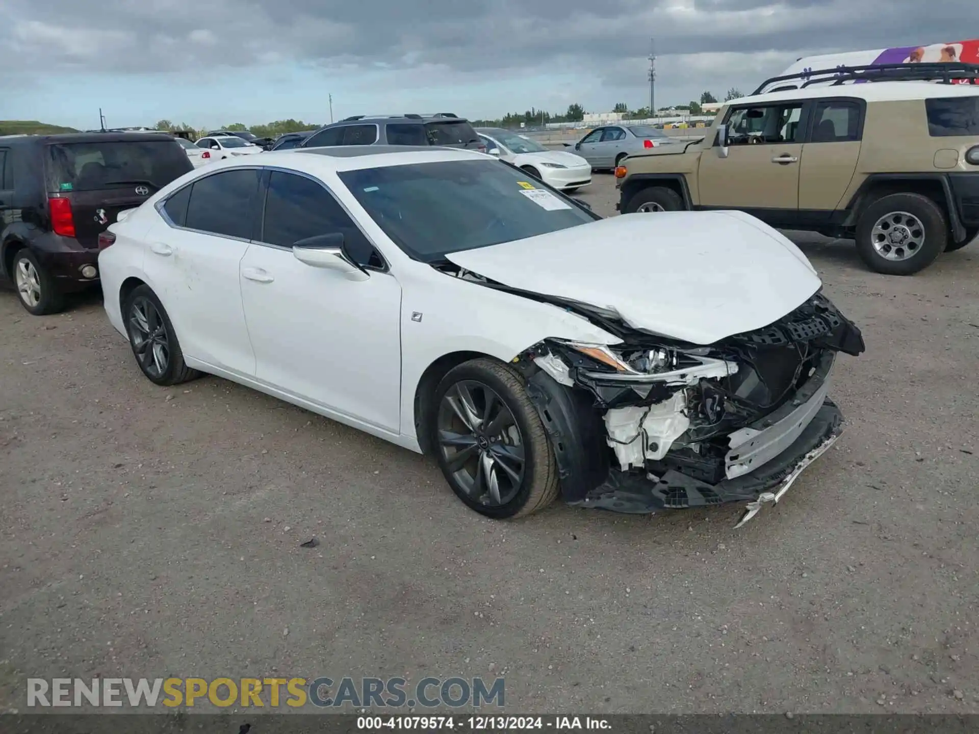1 fotografías del automóvil dañado 58AGZ1B19MU101802 LEXUS ES 350 2021