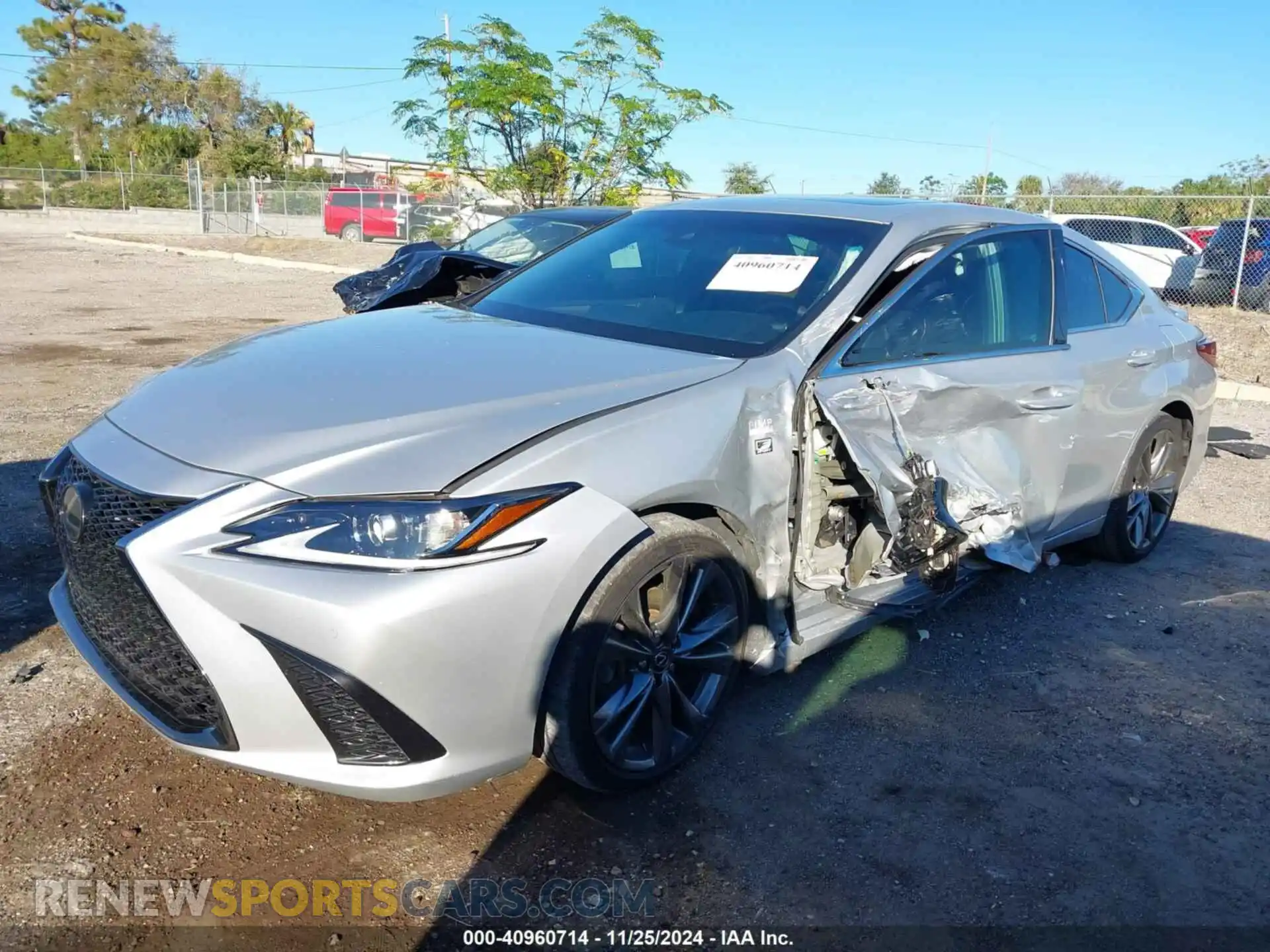 2 Photograph of a damaged car 58AGZ1B1XMU099445 LEXUS ES 350 2021