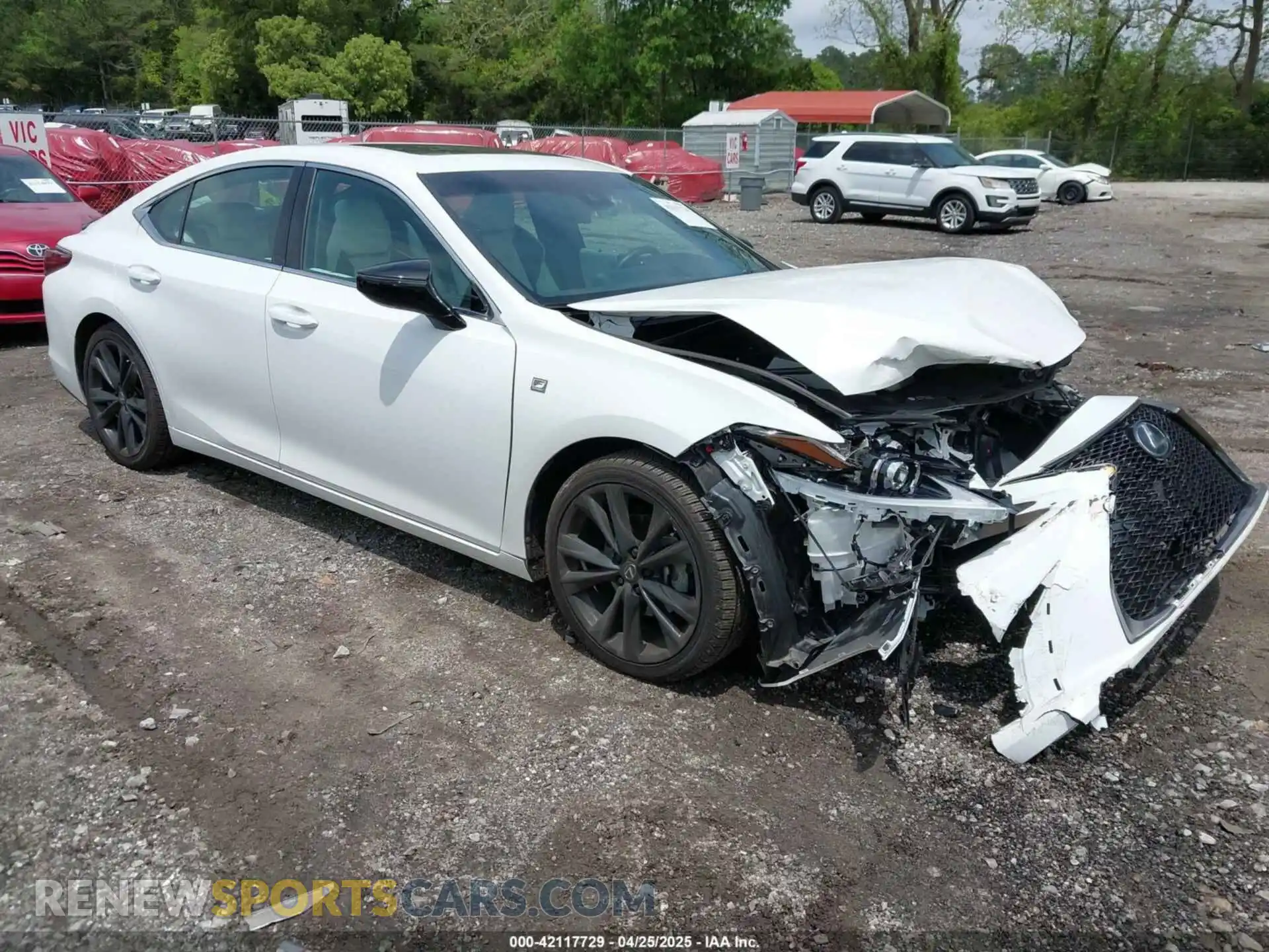 1 Photograph of a damaged car 58AHZ1B13MU090896 LEXUS ES 350 2021
