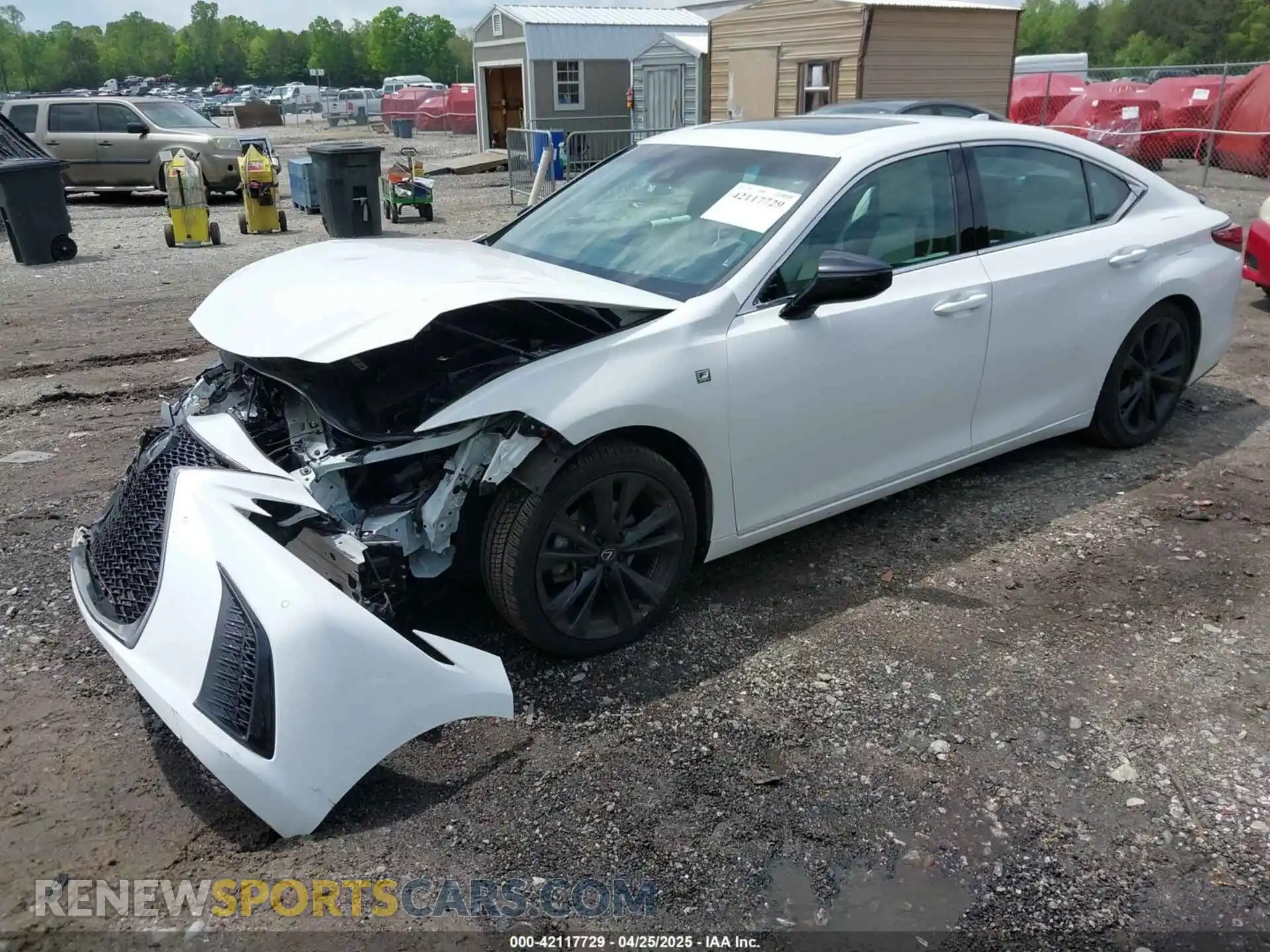 2 Photograph of a damaged car 58AHZ1B13MU090896 LEXUS ES 350 2021