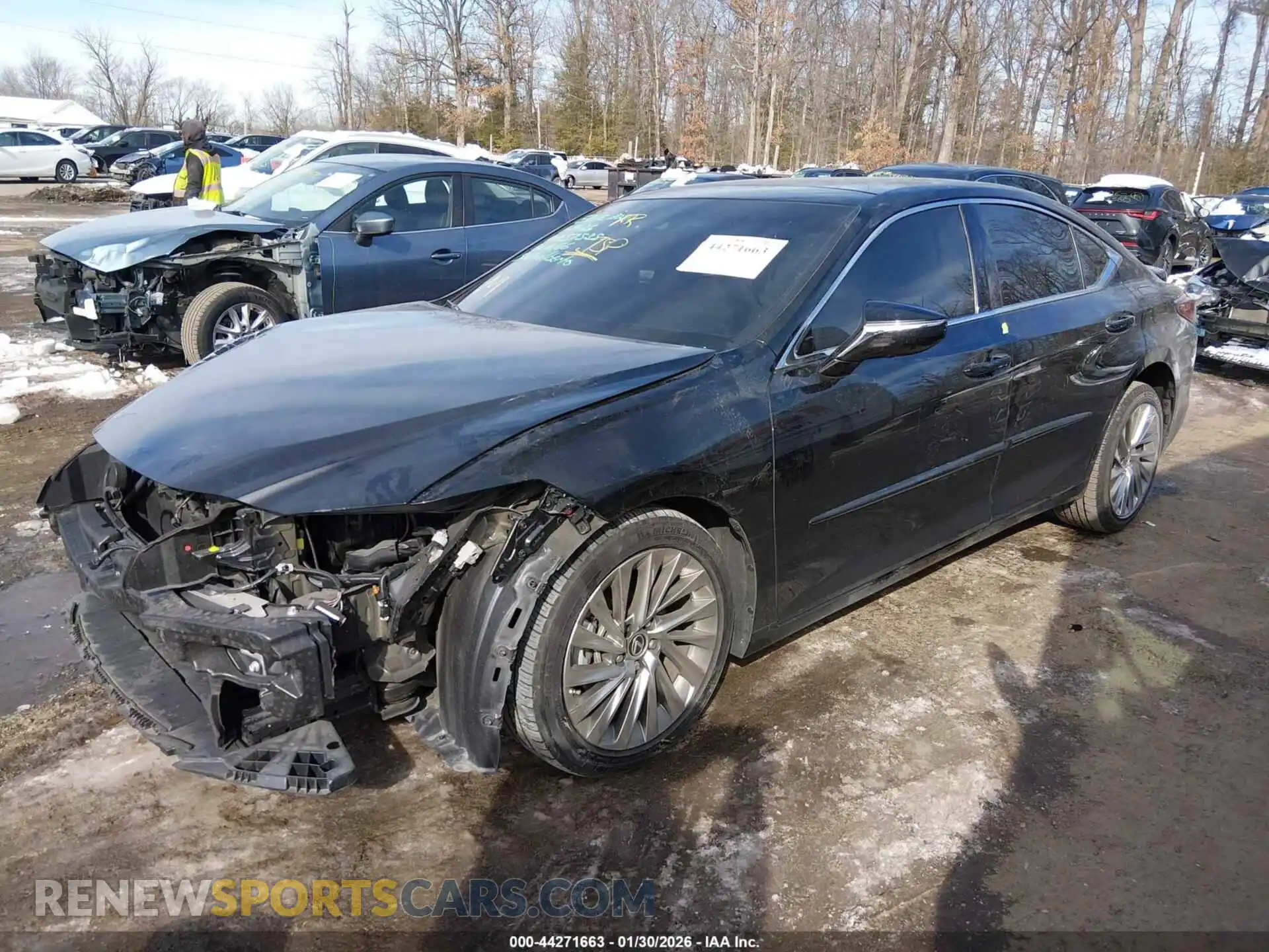 2 Photograph of a damaged car 58AFZ1B1XNU127208 LEXUS ES 350 2022