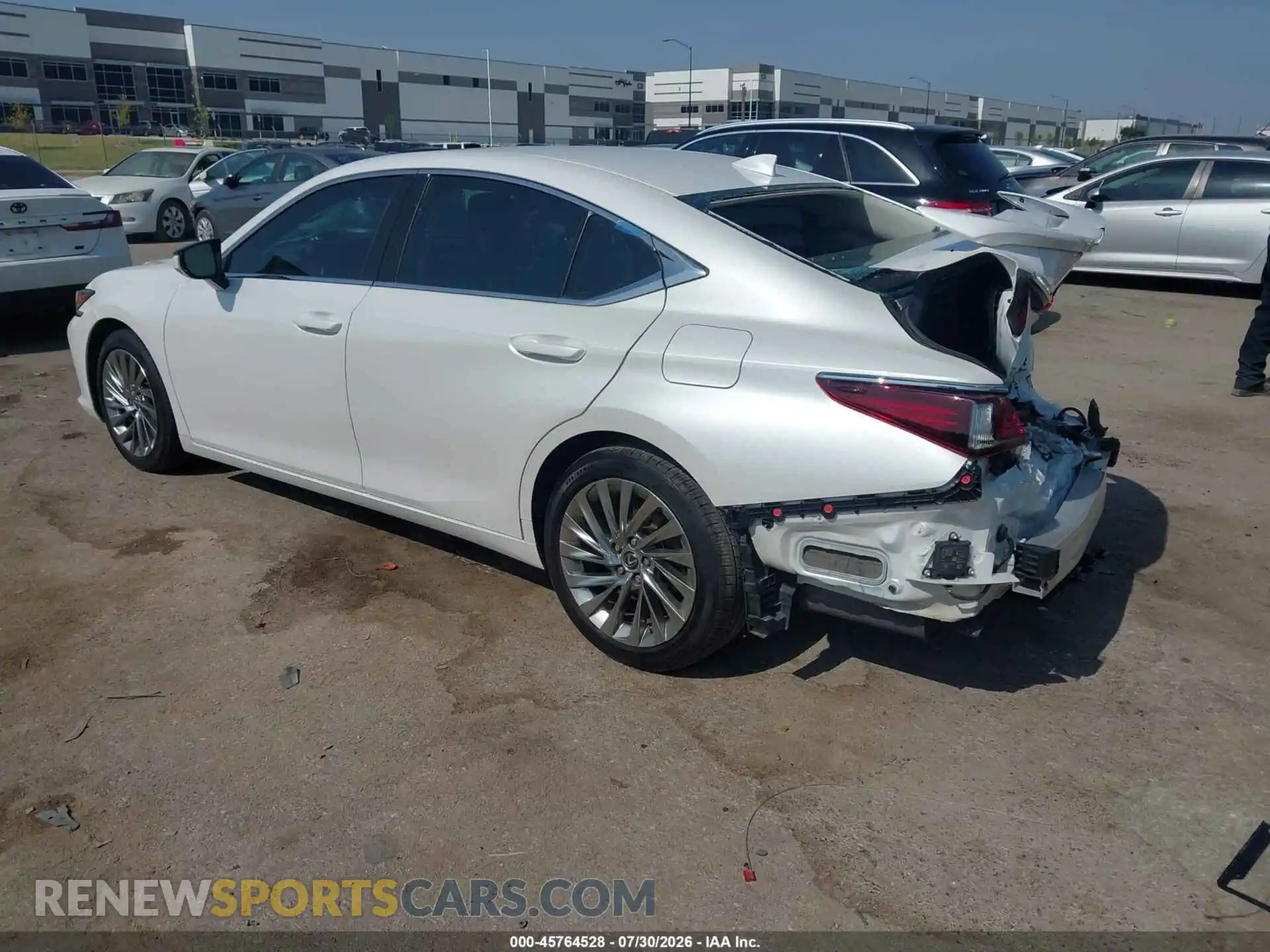 3 fotografías del automóvil dañado 58AFZ1B11PU147169 LEXUS ES 350 2023